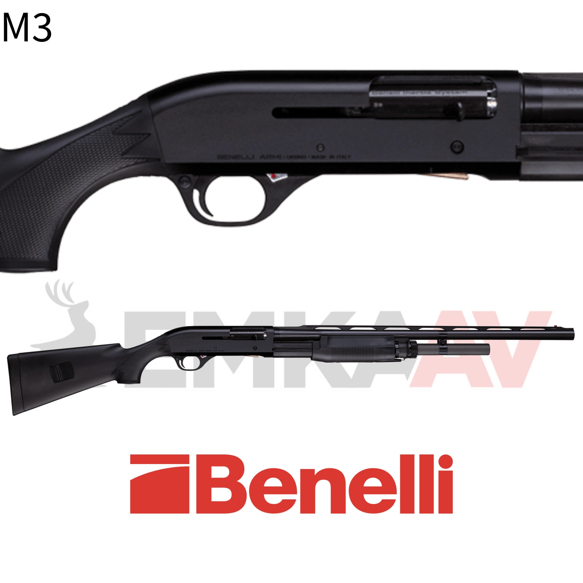 Benelli M3 Black Pompalı/Yarı Otomatik Av Tüfeği