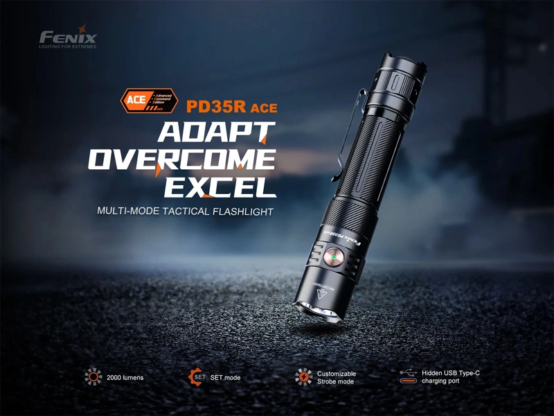 Fenix PD35R ACE 2000 Lumen Şarjlı El Feneri