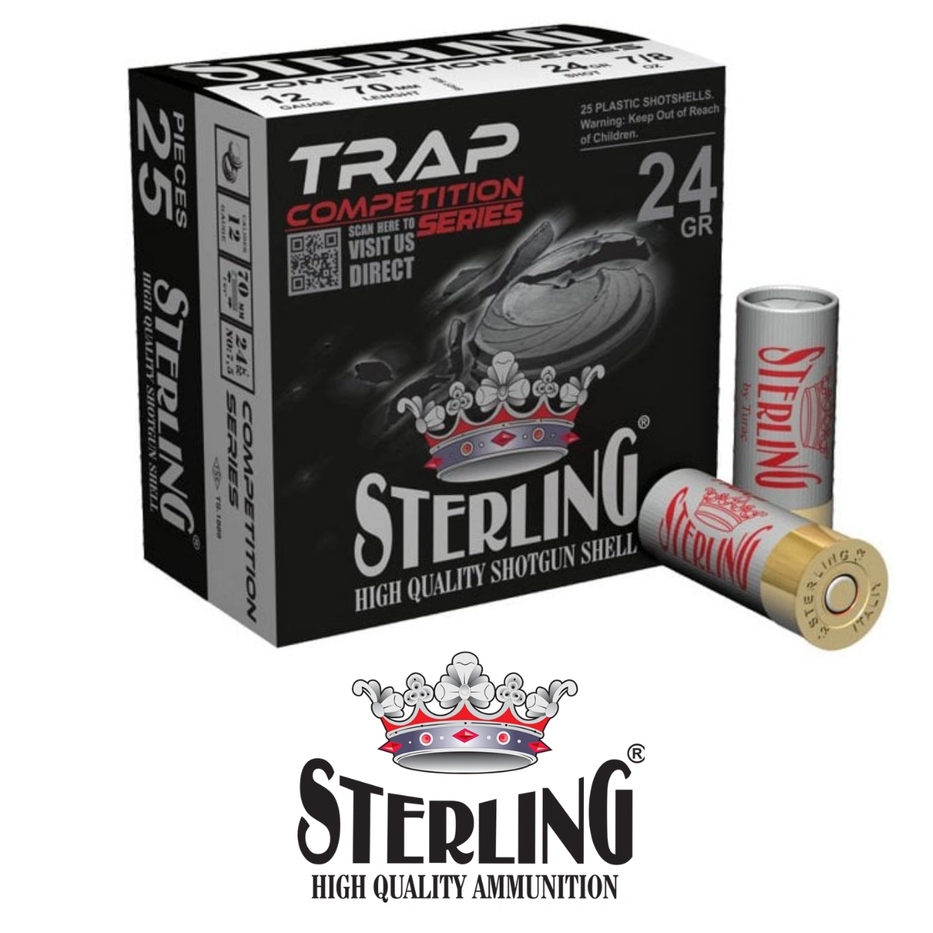 Sterling 24 Gr. No: 7,5 Trap Fişeği