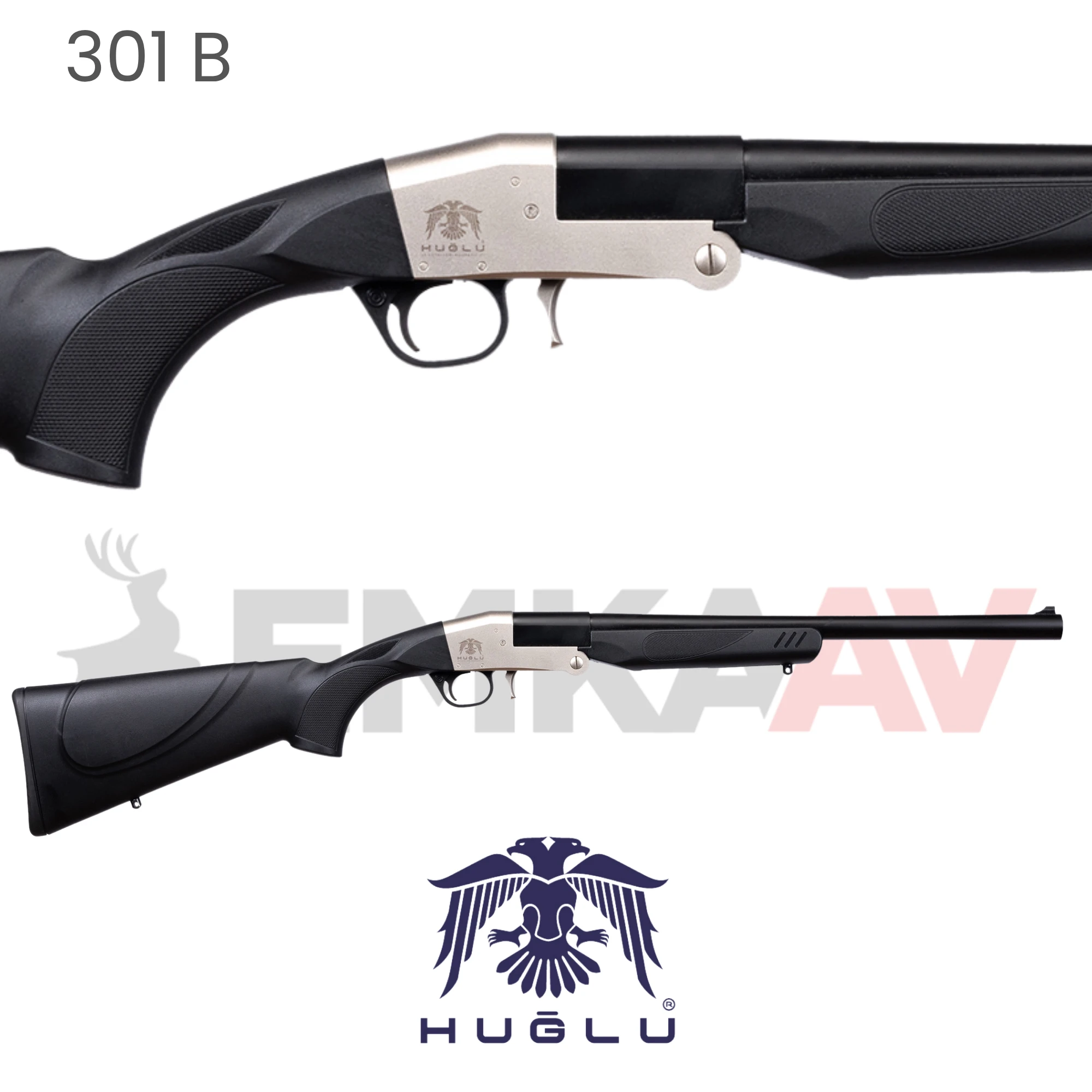 Huğlu 301 B Sentetik Tek Kırma Av Tüfeği