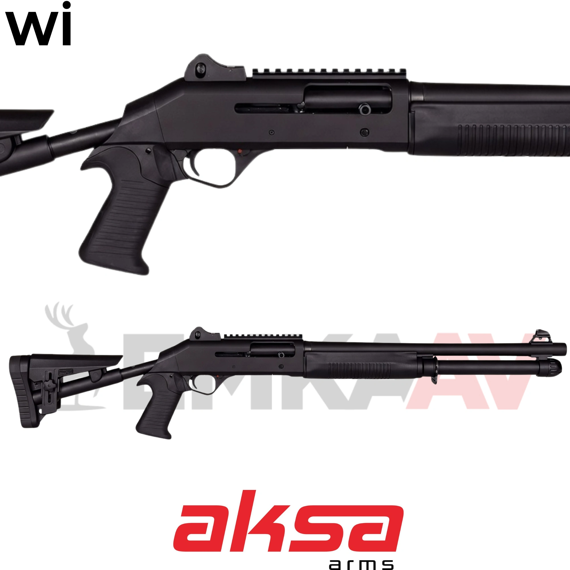 Aksa Crossfire Wi Siyah Otomatik Av Tüfeği