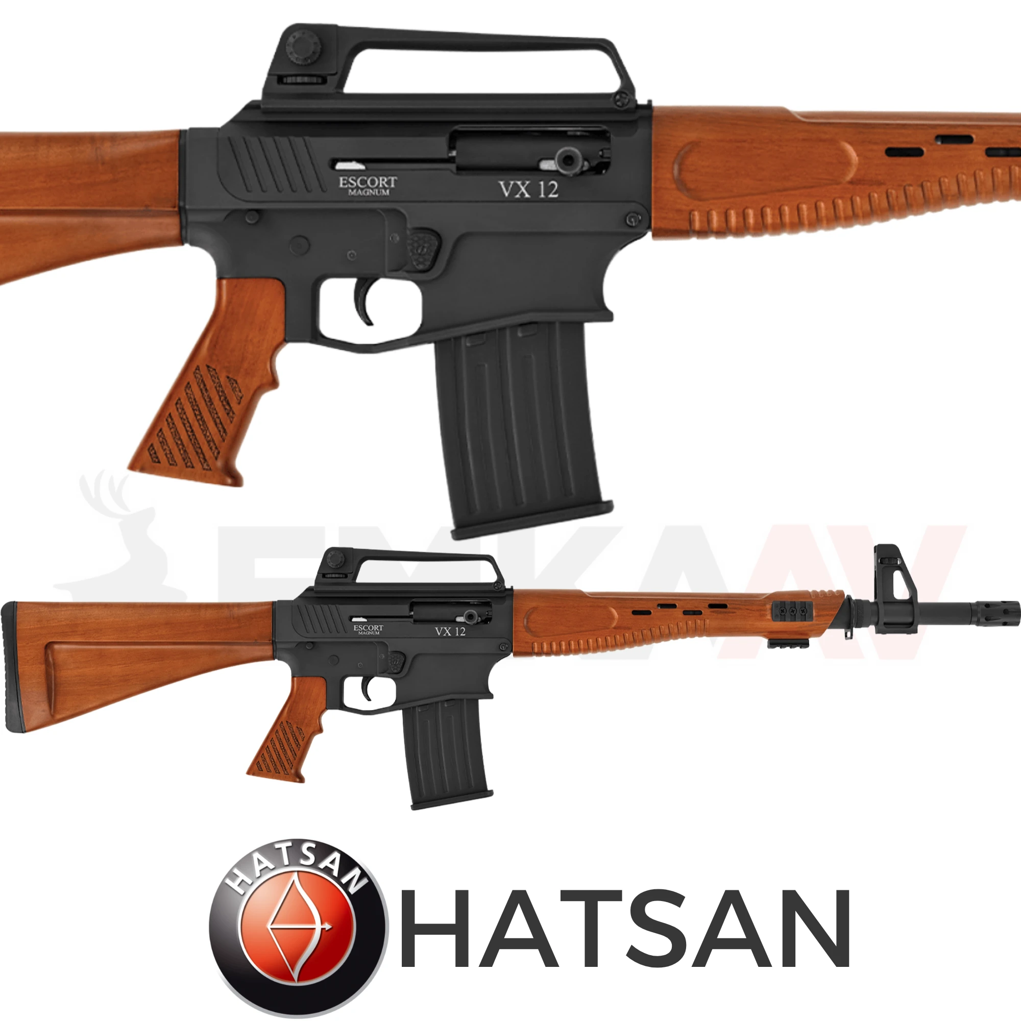 Hatsan Escort VX 12 Ahşap Tactical Metal Şarjörlü Av Tüfeği
