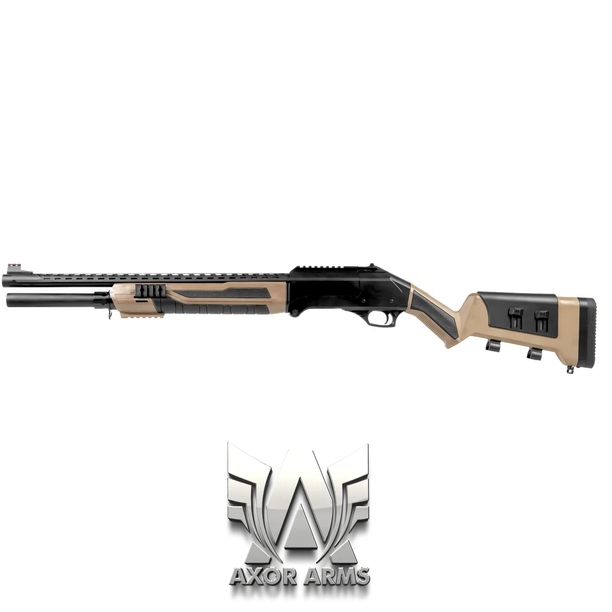 Axor Arms FS-PRO + Çöl Siyah Kırma Katlanabilir Otomatik Av Tüfeği