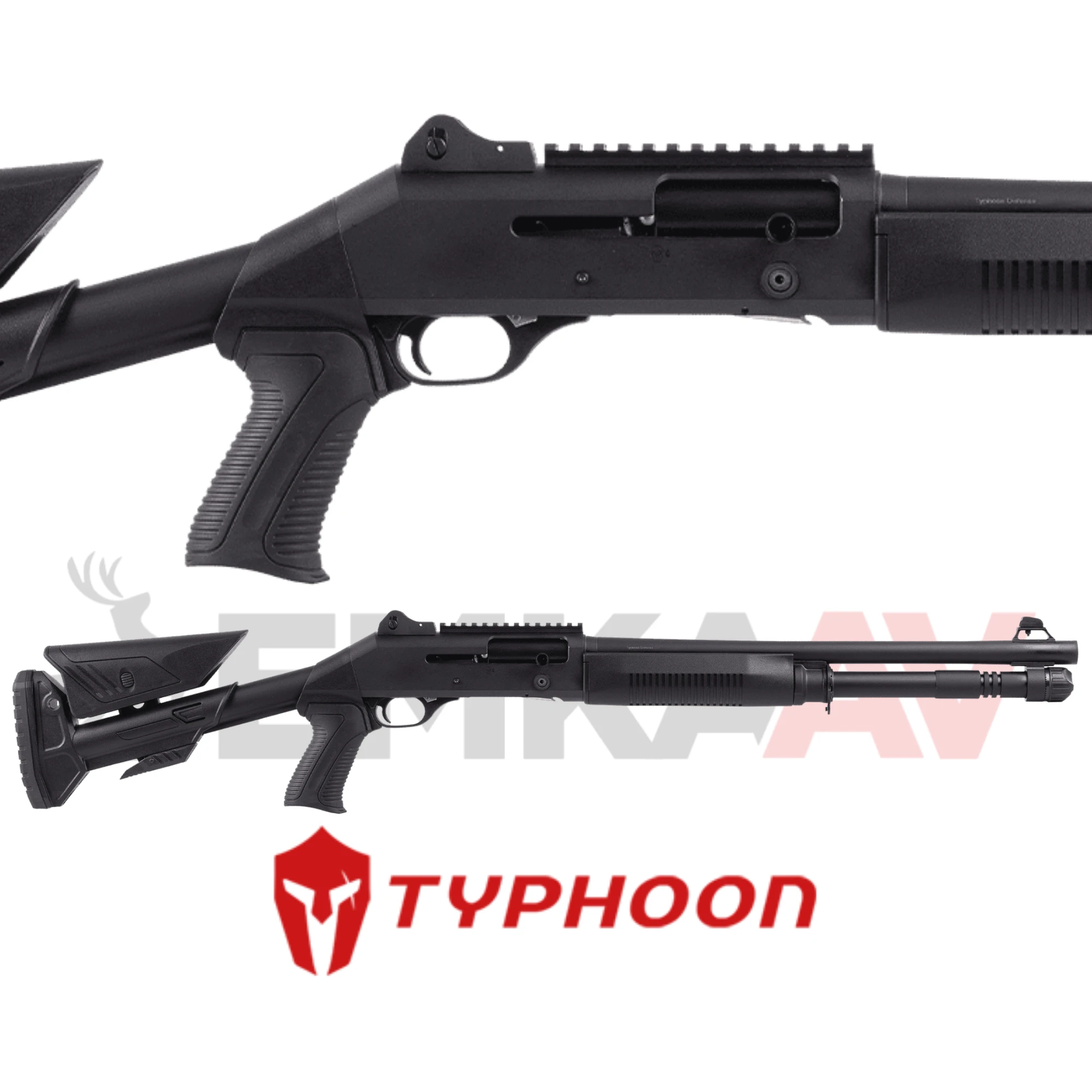 Typhoon T4 Siyah Yarı Otomatik Av Tüfeği