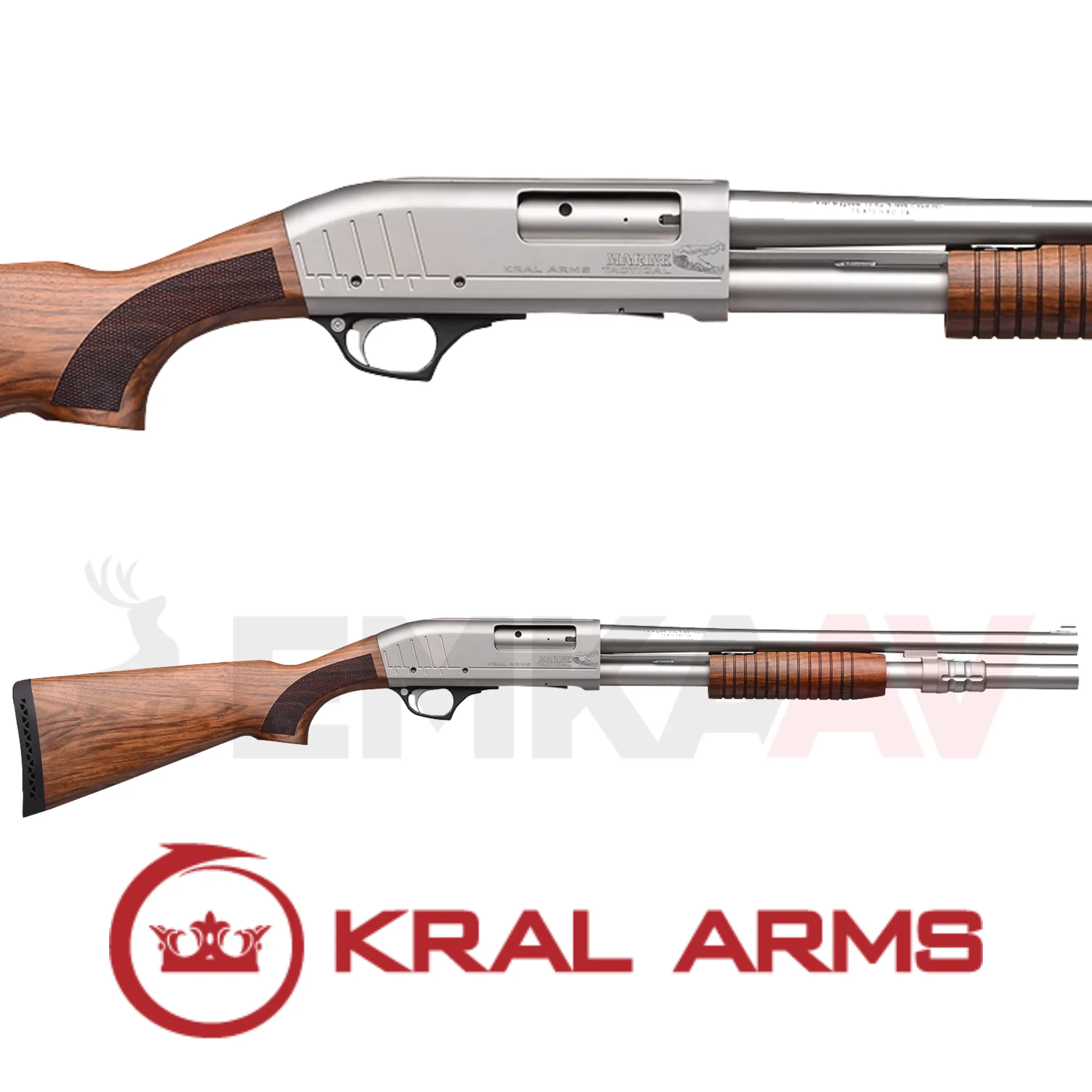 Kral Arms Ahşap Marine Pompalı Av Tüfeği