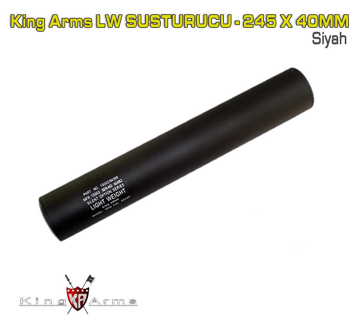 King Arms Light Weight (LW) Susturucu - 245 X 40MM