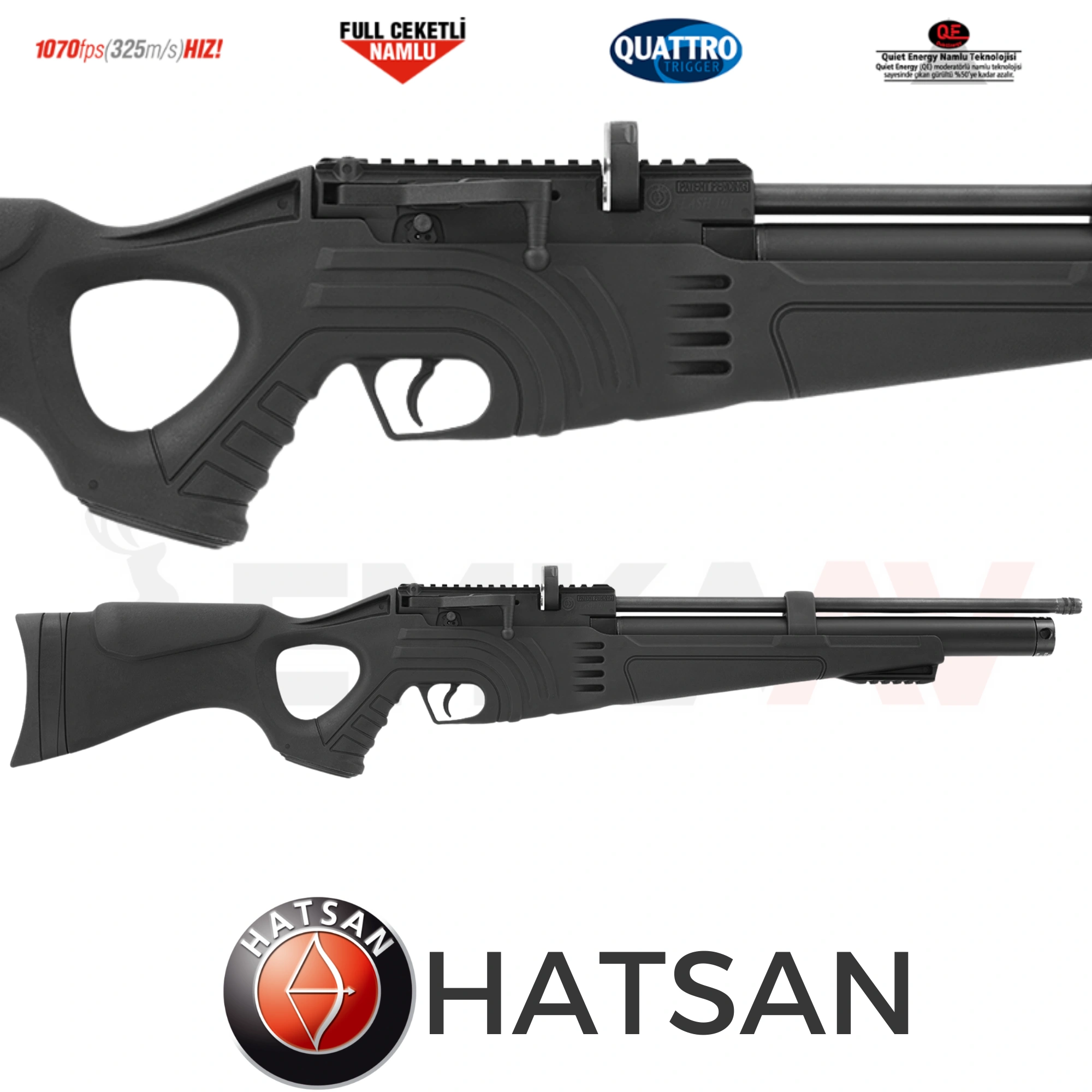 Hatsan Flash 101 Ultimate Combo PCP Havalı Tüfek