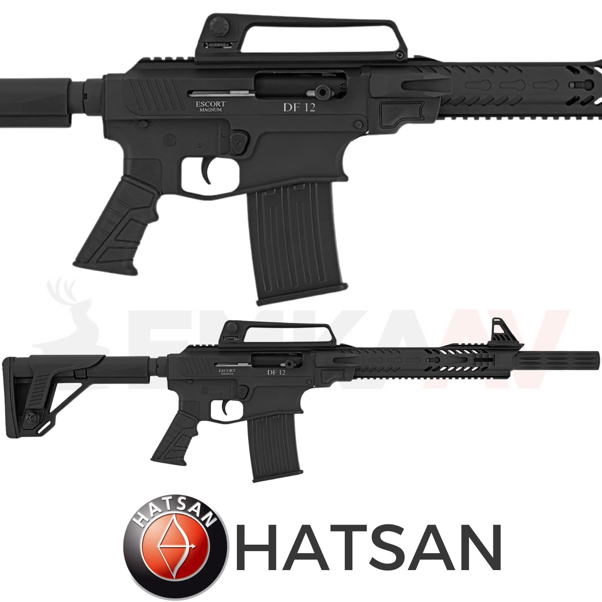Hatsan Escort DF 12 Siyah Tactical Full Metal Otomatik Av Tüfeği