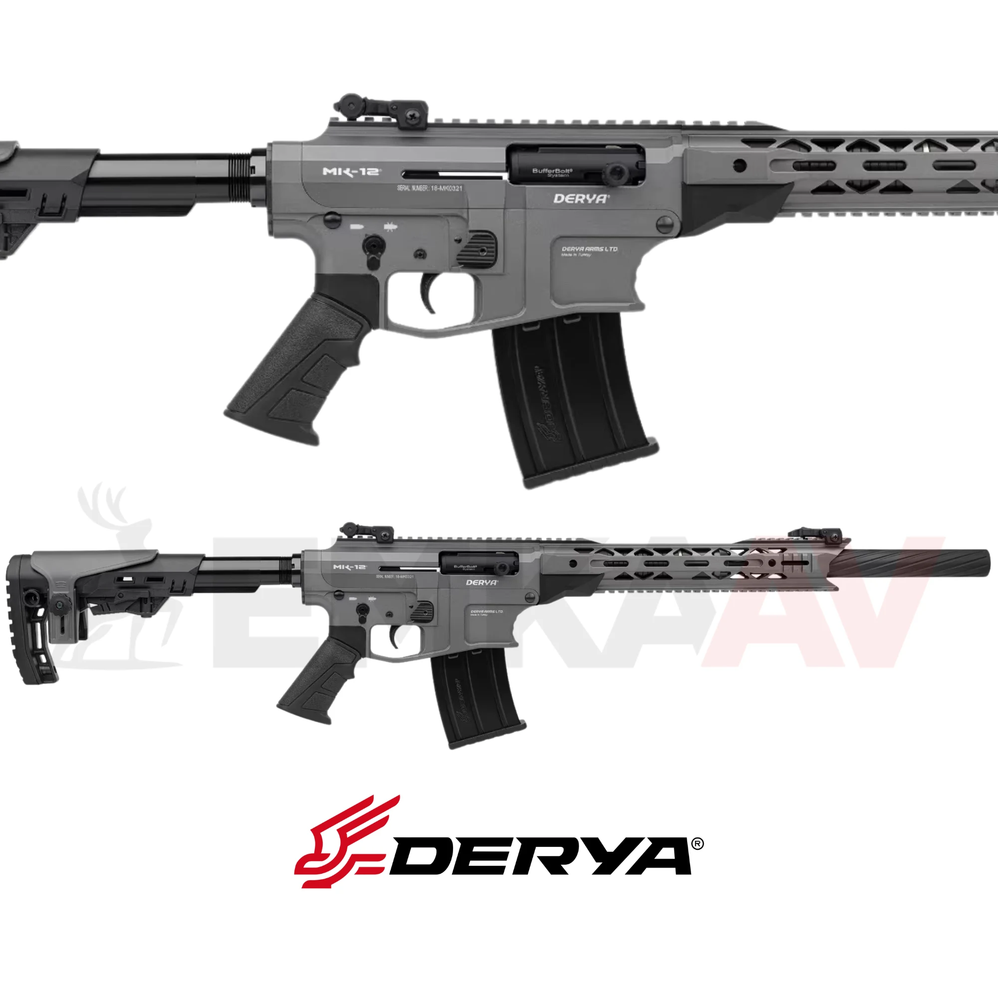 Derya MK-12 AS-110SF Şarjörlü Av Tüfeği