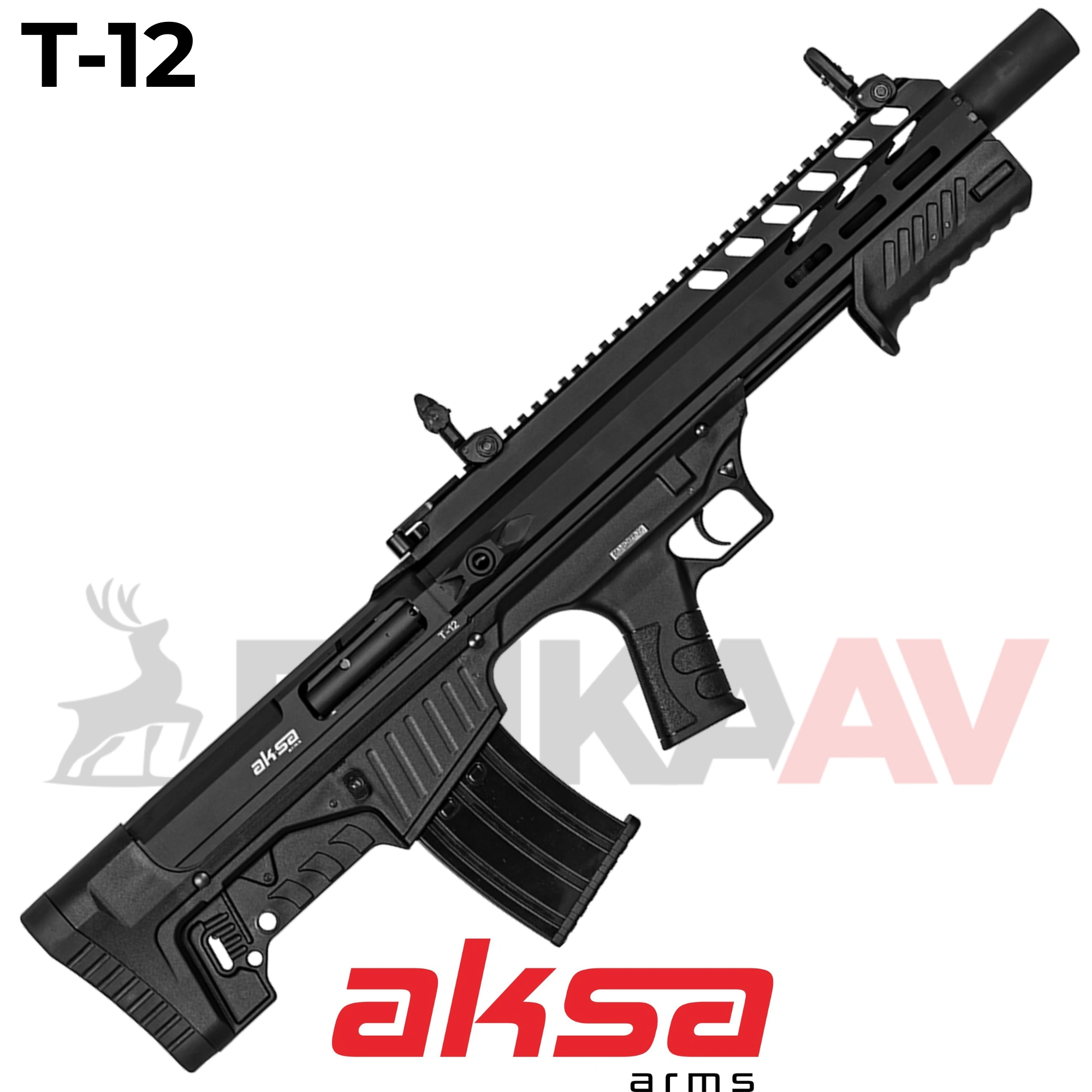 Aksa Crossfire T12 Bullpup Çift Sistem Av Tüfeği (Yarı Otomatik Pompalı)