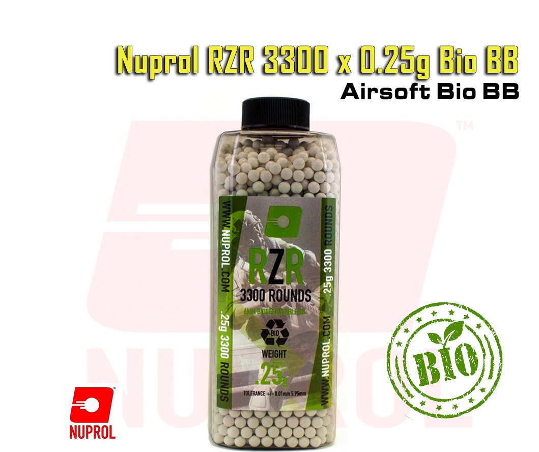 Nuprol RZR 3300 x 0.25g (0,25g) Bio BB - Beyaz