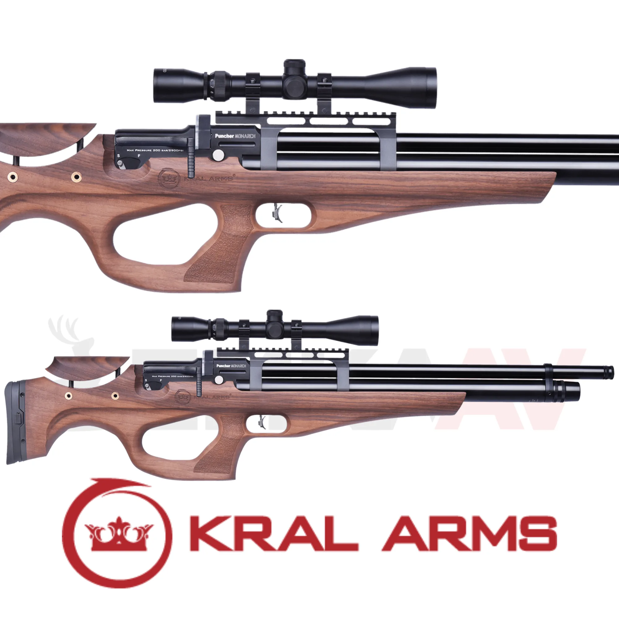 Kral Arms Puncher Monarch PCP Havalı Tüfek