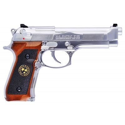 WE BIOHAZARD M92 SILVER BERETTA F92 AIRSOFT TABANCA
