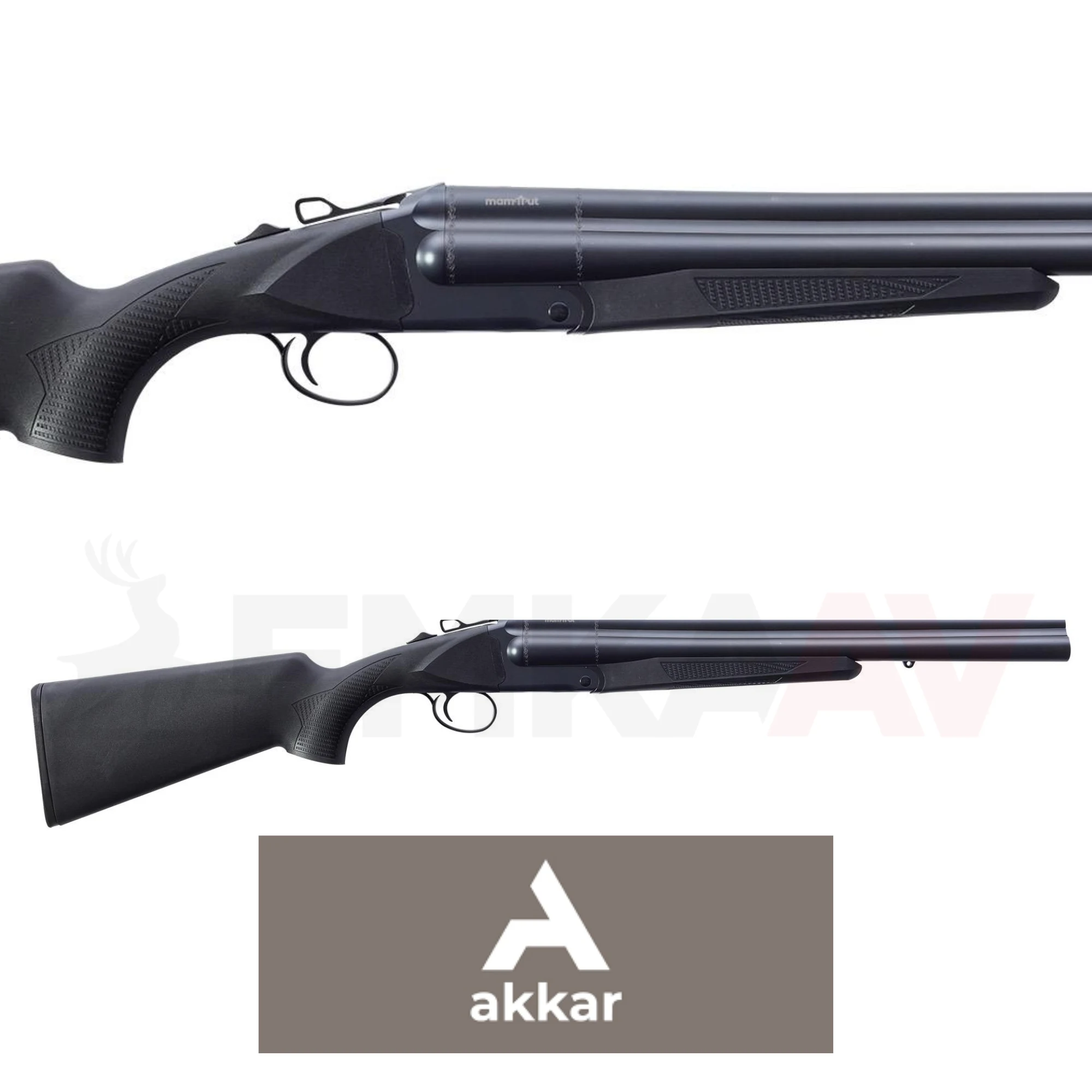 Akkar Mammut 312 HD Black Sentetik Üçlü Kırma Av Tüfeği