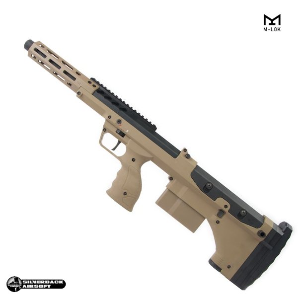 SILVERBACK SRS A2/M2 "16inç Namlu" Desert Tech Lisanslı SPORT Airsoft Sniper Tüfek - TAN