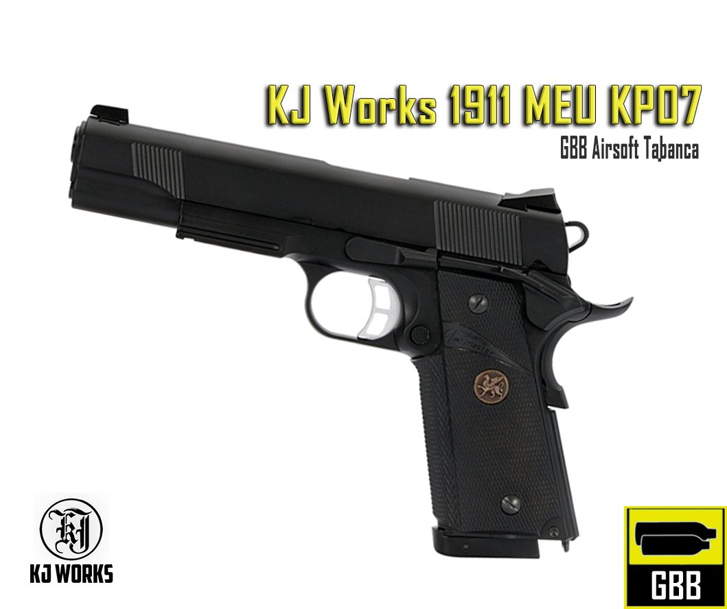KJW 1911 MEU (KP07) GBB Airsoft Tabanca