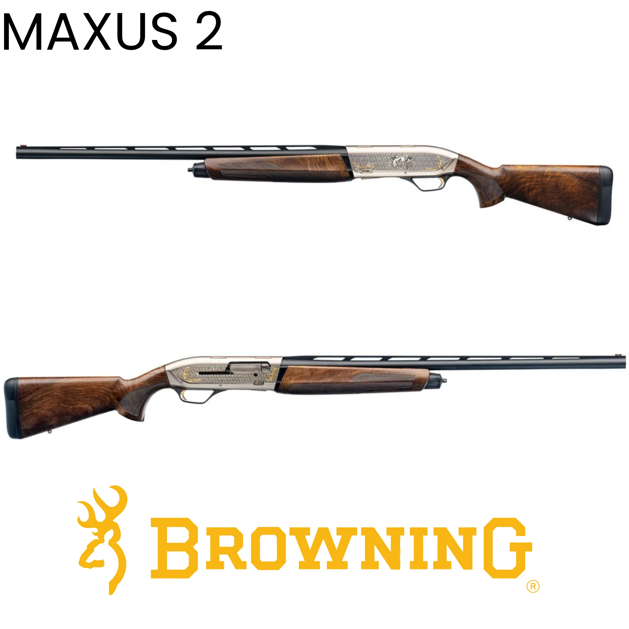 Browning Maxus 2 Ultimate Golden Ducks Yarı Otomatik Av Tüfeği