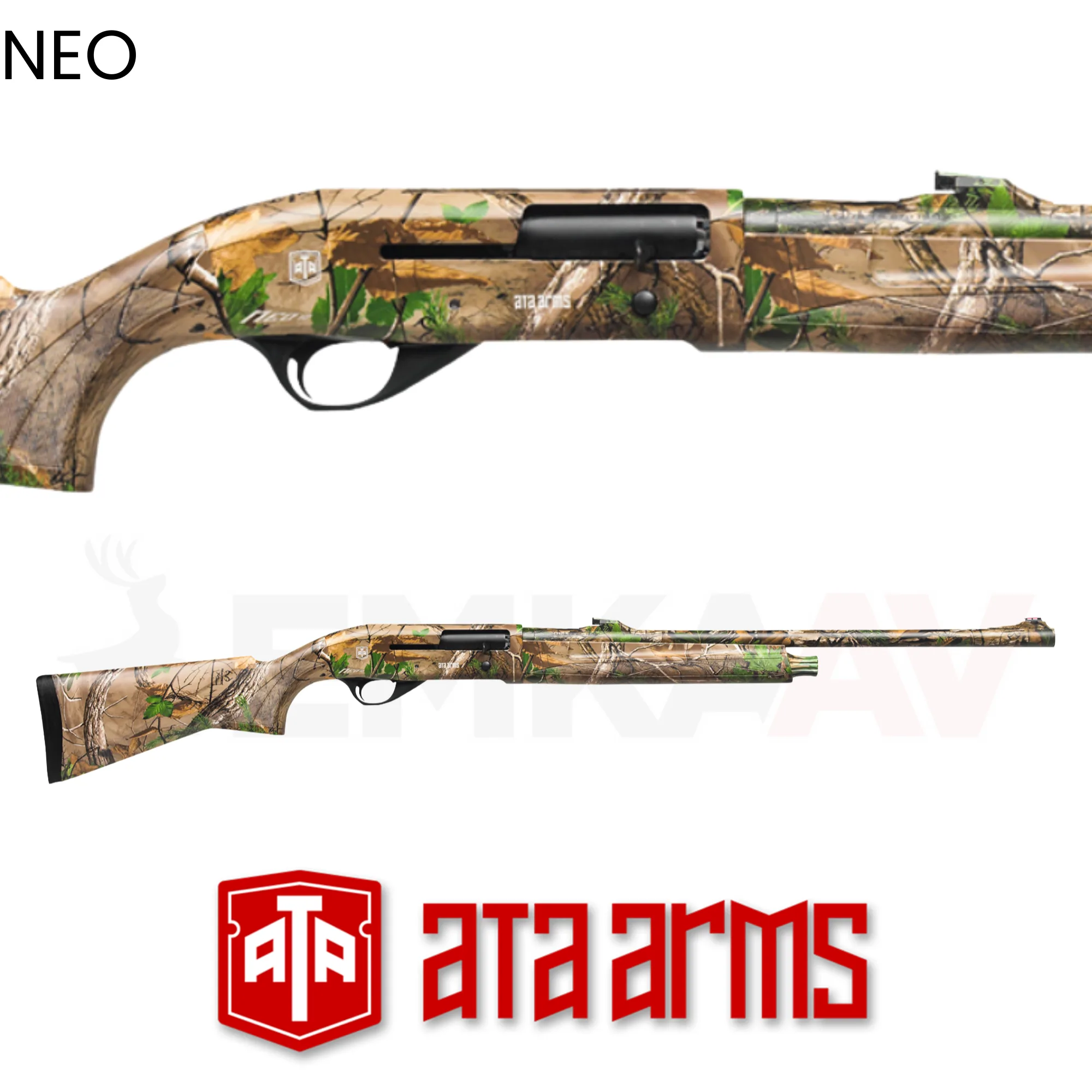 Ata Neo Camo Timber Slug Yarı Otomatik Av Tüfeği