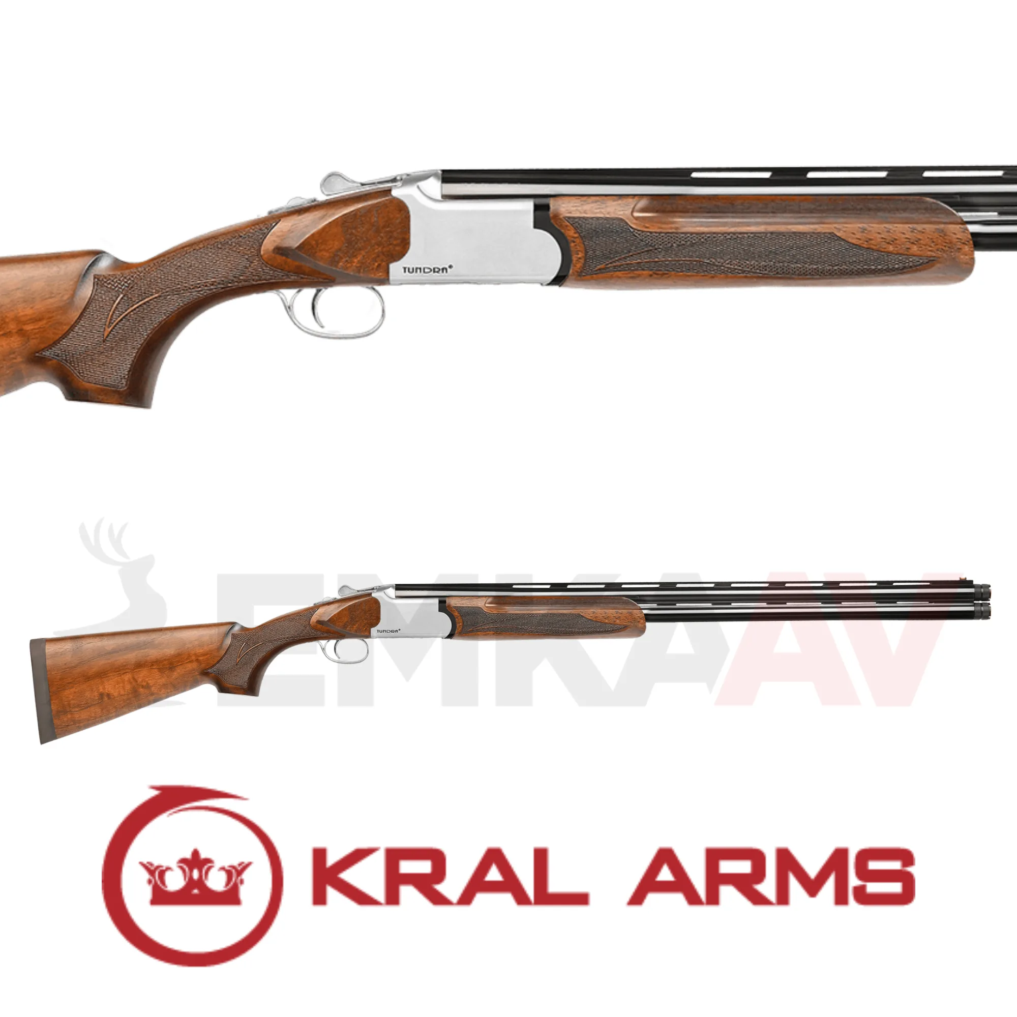 Kral Arms Tundra Beyaz Süperpoze Av Tüfeği (TW-0001 - Ejektörlü)
