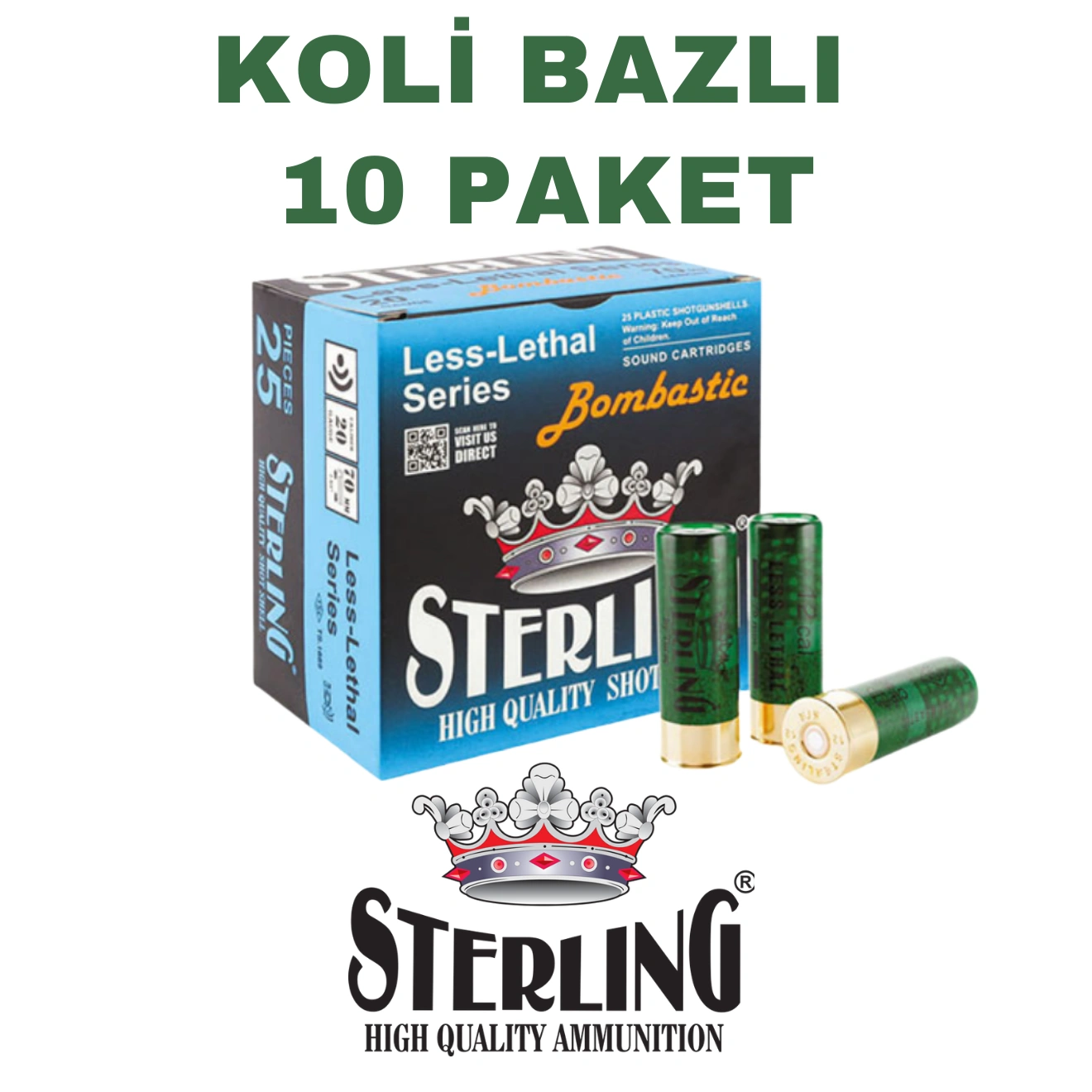 Sterling 12 Cal Ses Fişeği Bombastic Koli Bazlı Av Fişekleri