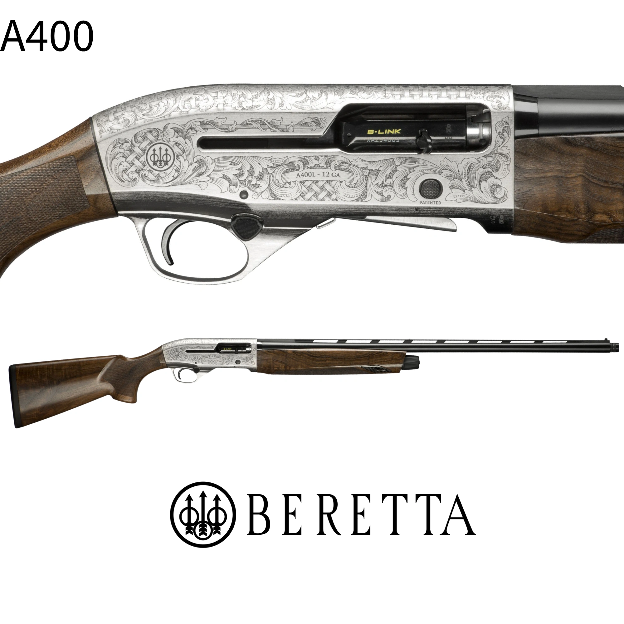 Beretta A400 L Sporting İşlemeli Otomatik Av Tüfeği