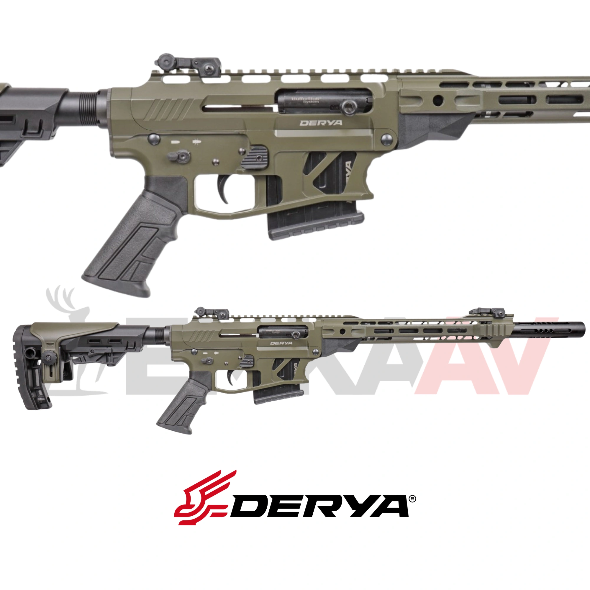 Derya MK-20 Full Haki 20 Kalibre Şarjörlü Av Tüfeği