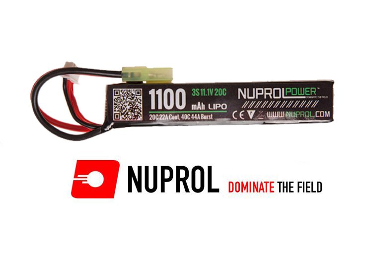 NP POWER 1100MAH 11.1V LIPO 20C STICK TYPE (8055)