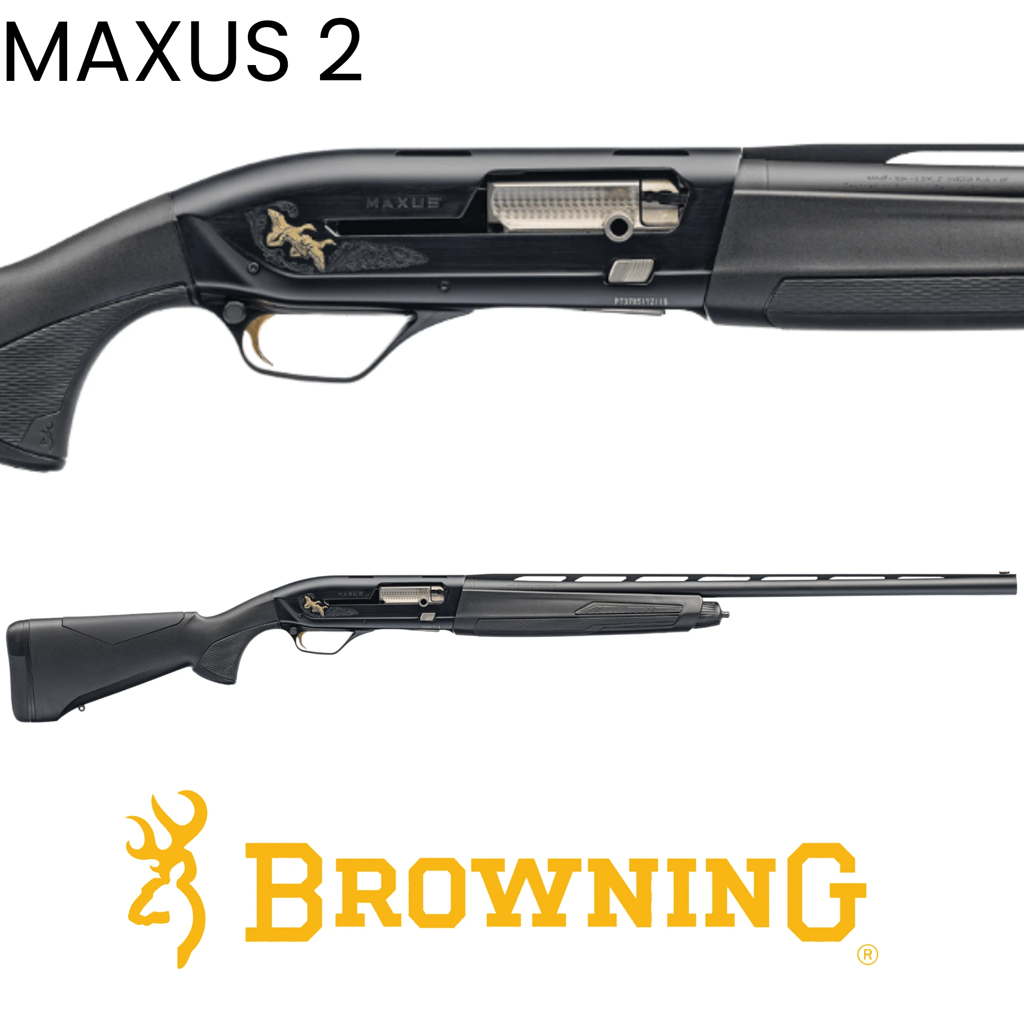 Browning Maxus 2 Black Gold Composite Yarı Otomatik Av Tüfeği