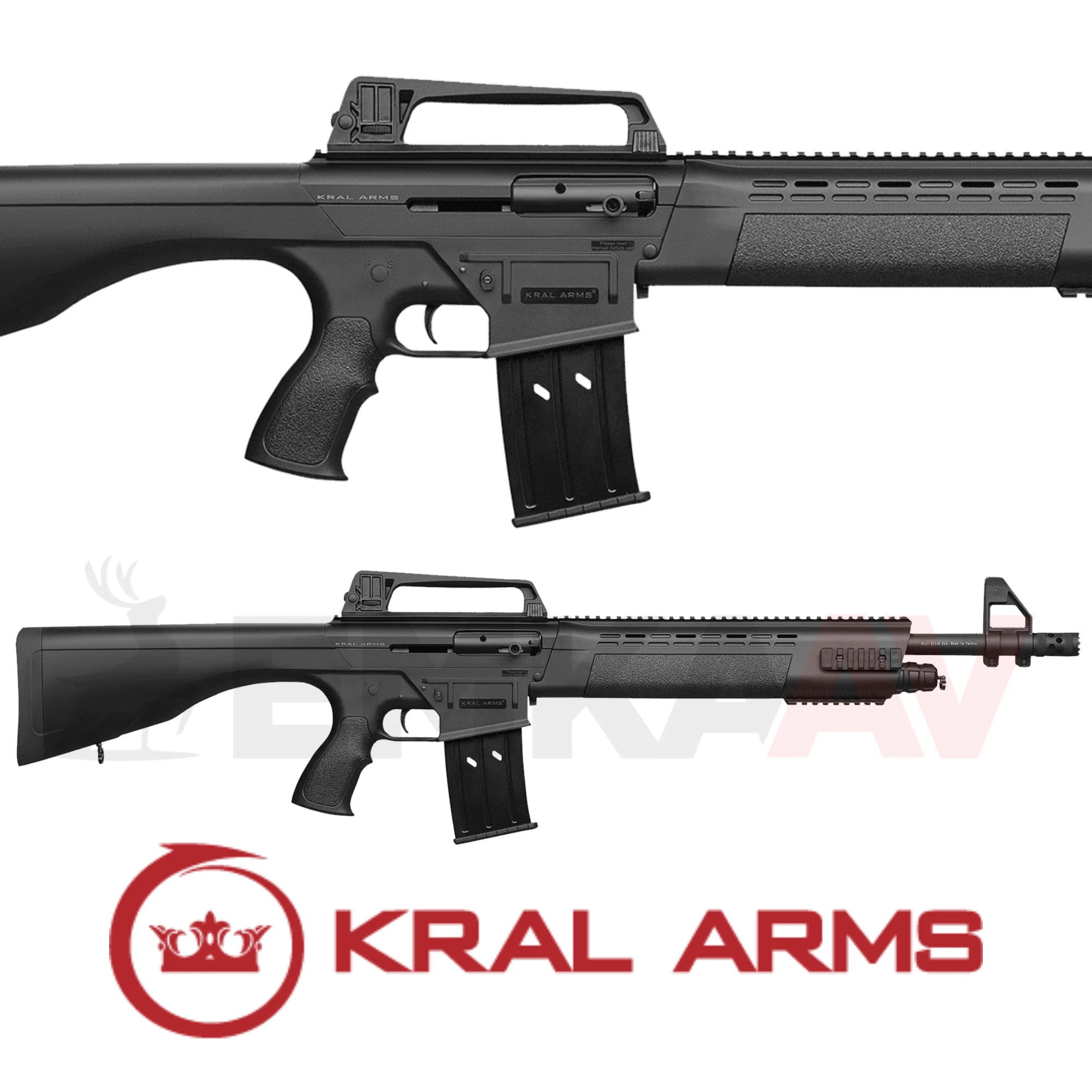 Kral Arms KRX Siyah Şarjörlü Av Tüfeği