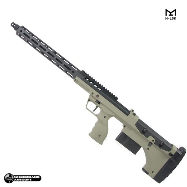 SILVERBACK SRS A2/M2 (22 INCH NAMLU) DESERT TECH LISANSLI AIRSOFT SNIPER TÜFEK - YEŞİL