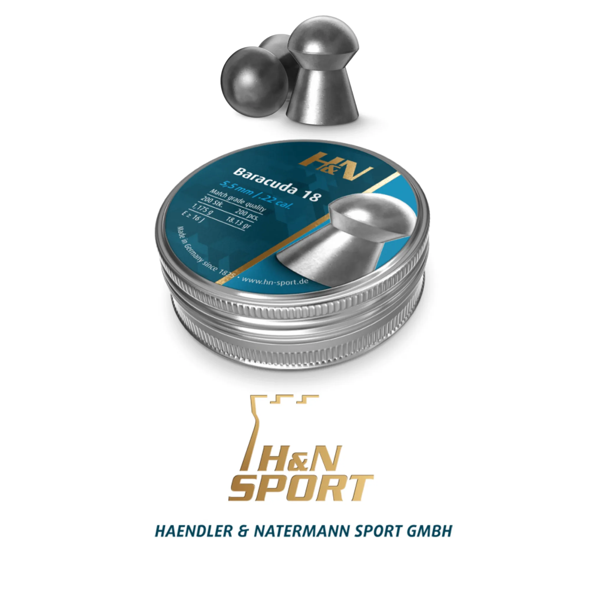 H&N Baracuda 18 5.5 mm 18.13 Grain Saçma