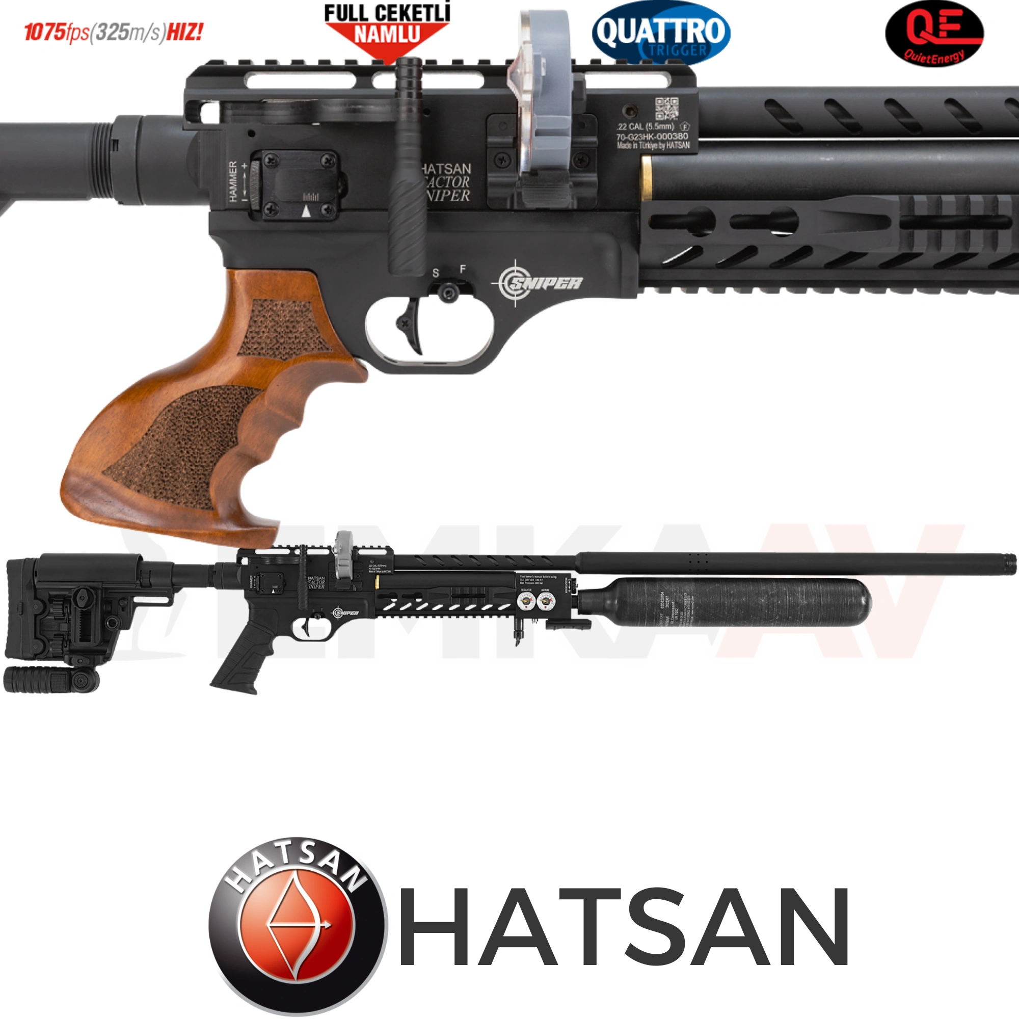 Hatsan Factor Sniper Long PCP Havalı Tüfek