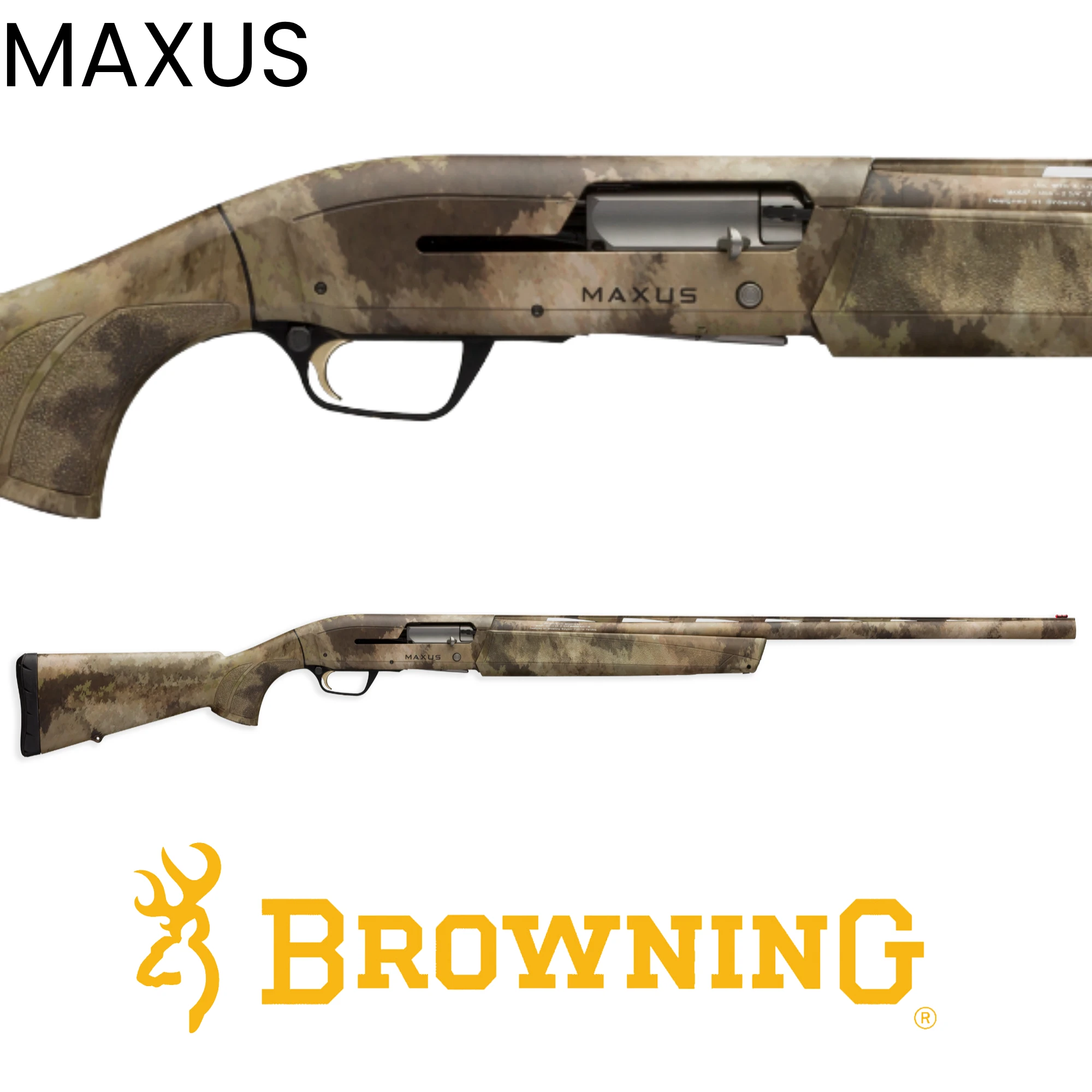 Browning Maxus Camo A-TACS AU Yarı Otomatik Av Tüfeği