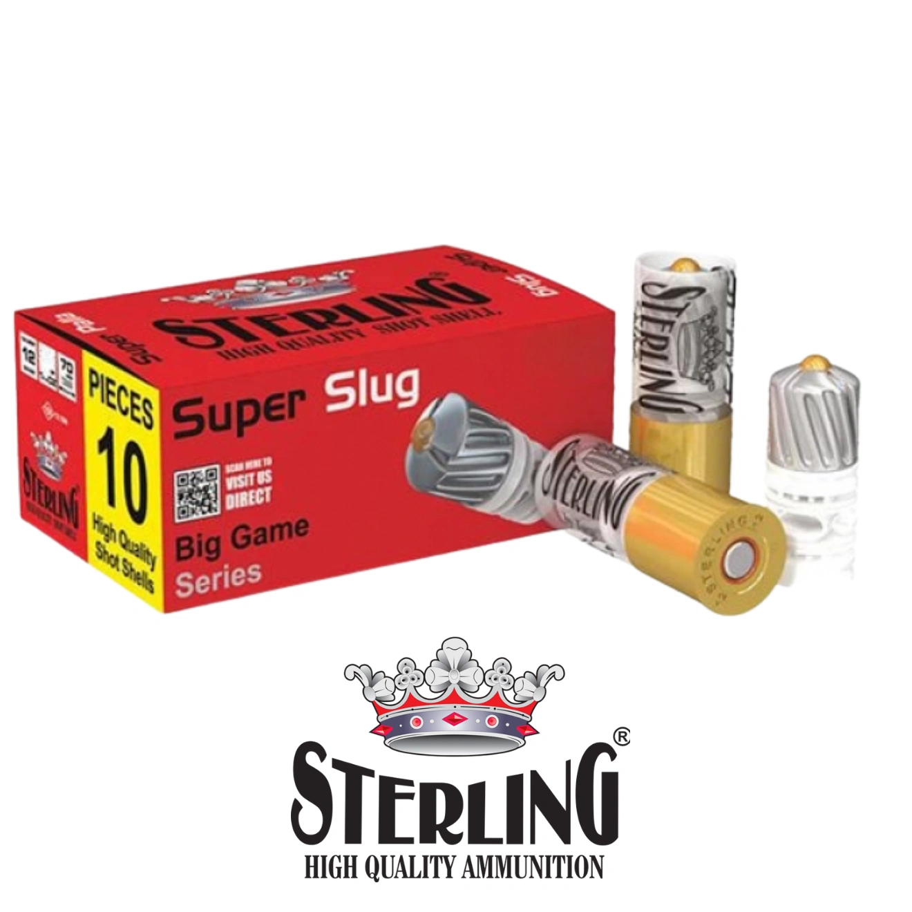 Sterling 12 Cal 34 GR Super Slug Palla Bakır Uçlu Tek Kurşun