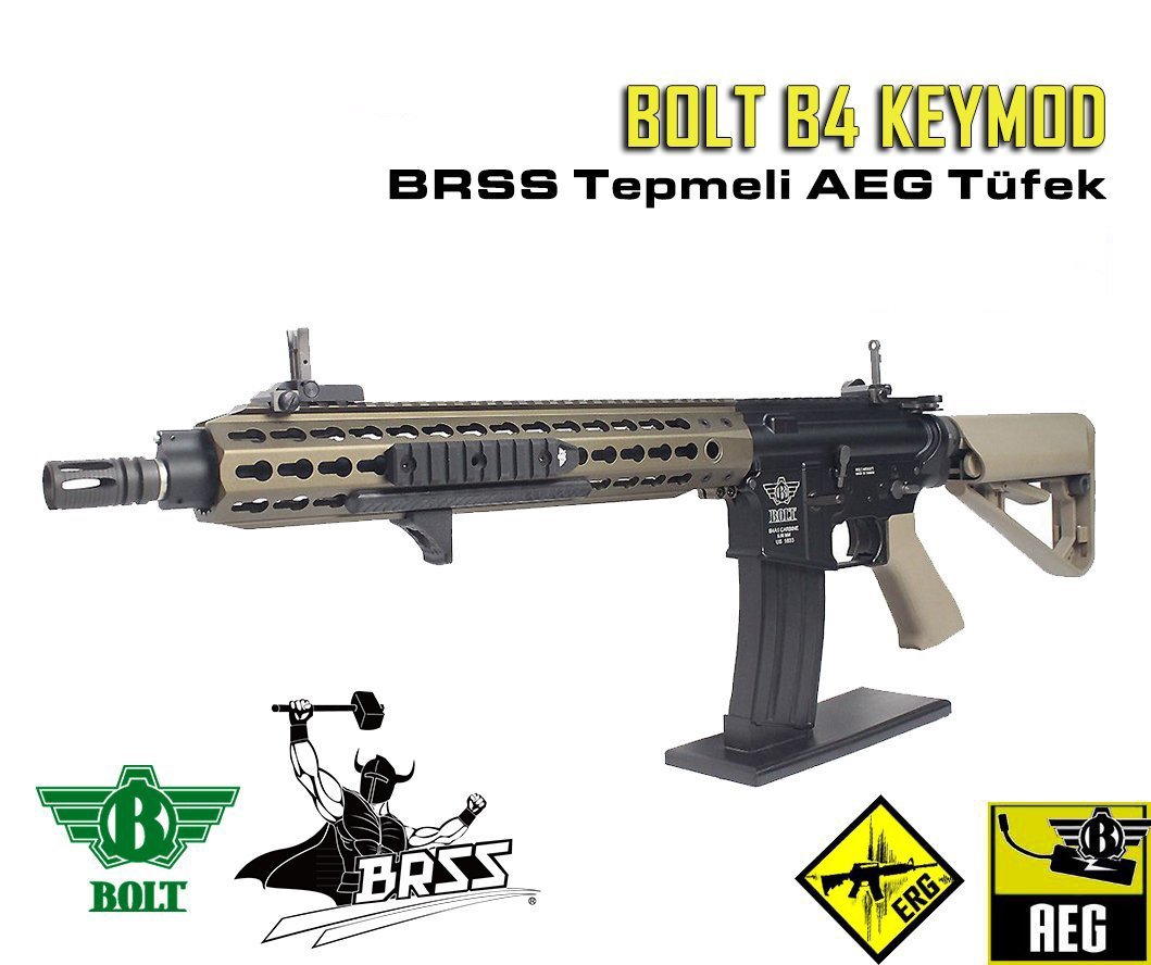 BOLT B4 KEYMOD B.R.S.S. Gerçekçi Tepmeli Airsoft AEG