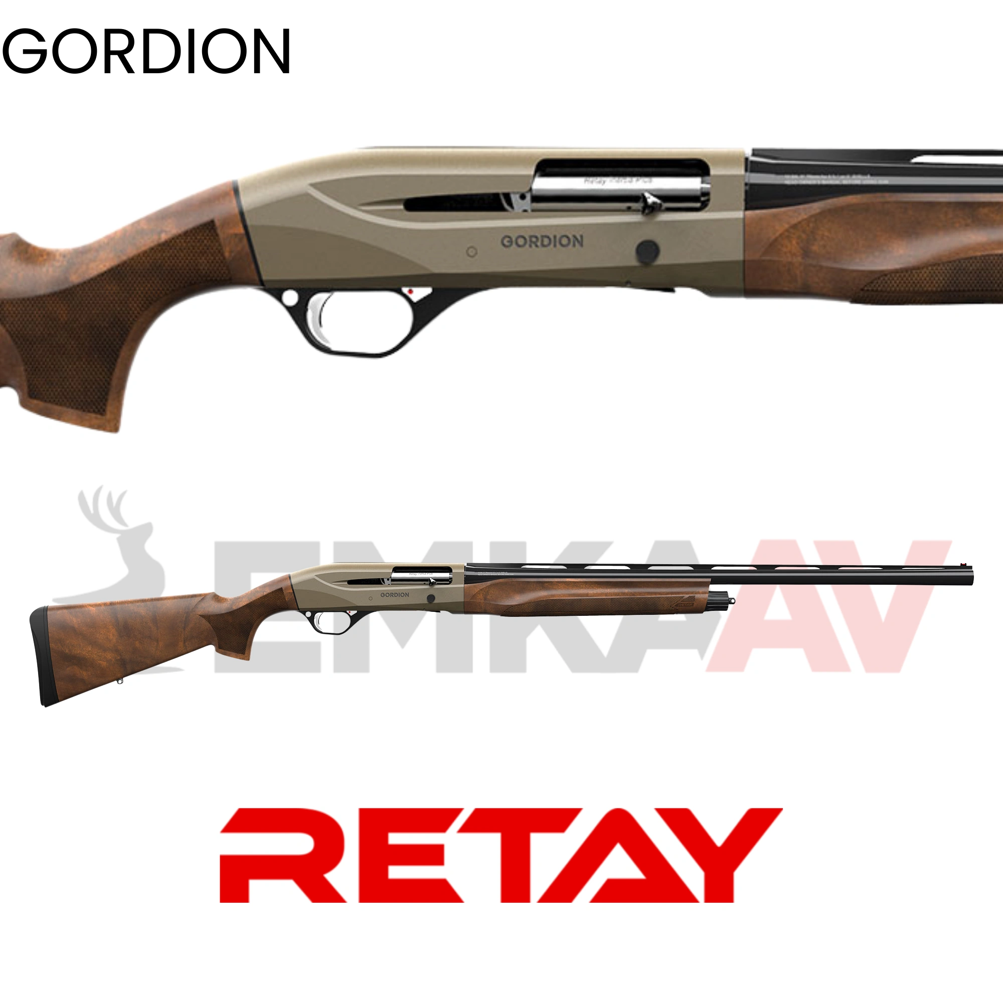 Retay Gordion Bronz Yarı Otomatik Av Tüfeği