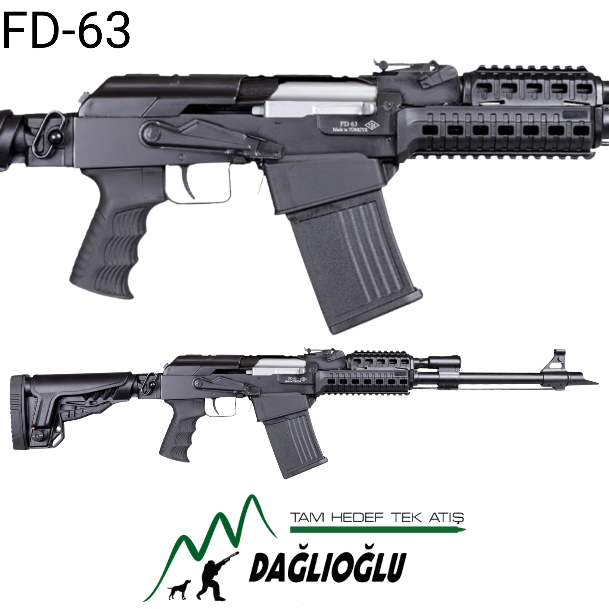 Dağlıoğlu FD 63 Tactical Sentetik Otomatik Av Tüfeği (12)