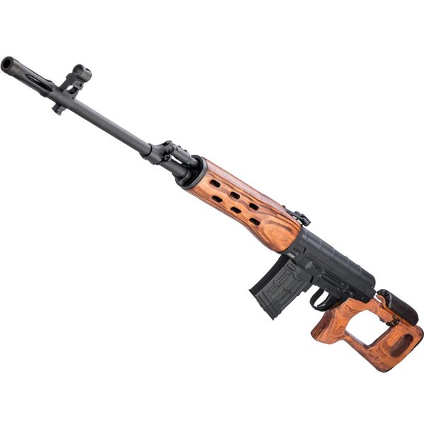 A&K SVD Dragunov Bolt Action Airsoft Sniper Tüfek (Gerçek Ağaç / 500 FPS)