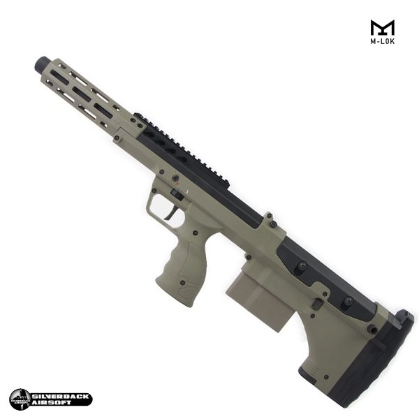 SILVERBACK SRS A2/M2 "16inç Namlu" Desert Tech Lisanslı SPORT Airsoft Sniper Tüfek - YEŞİL
