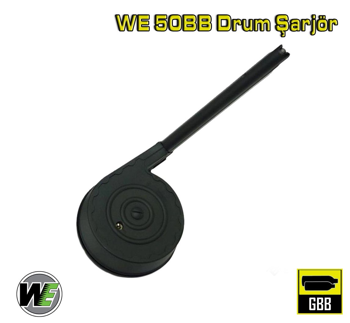 WE LUGER 50BB P08 Tabanca Drum Şarjör