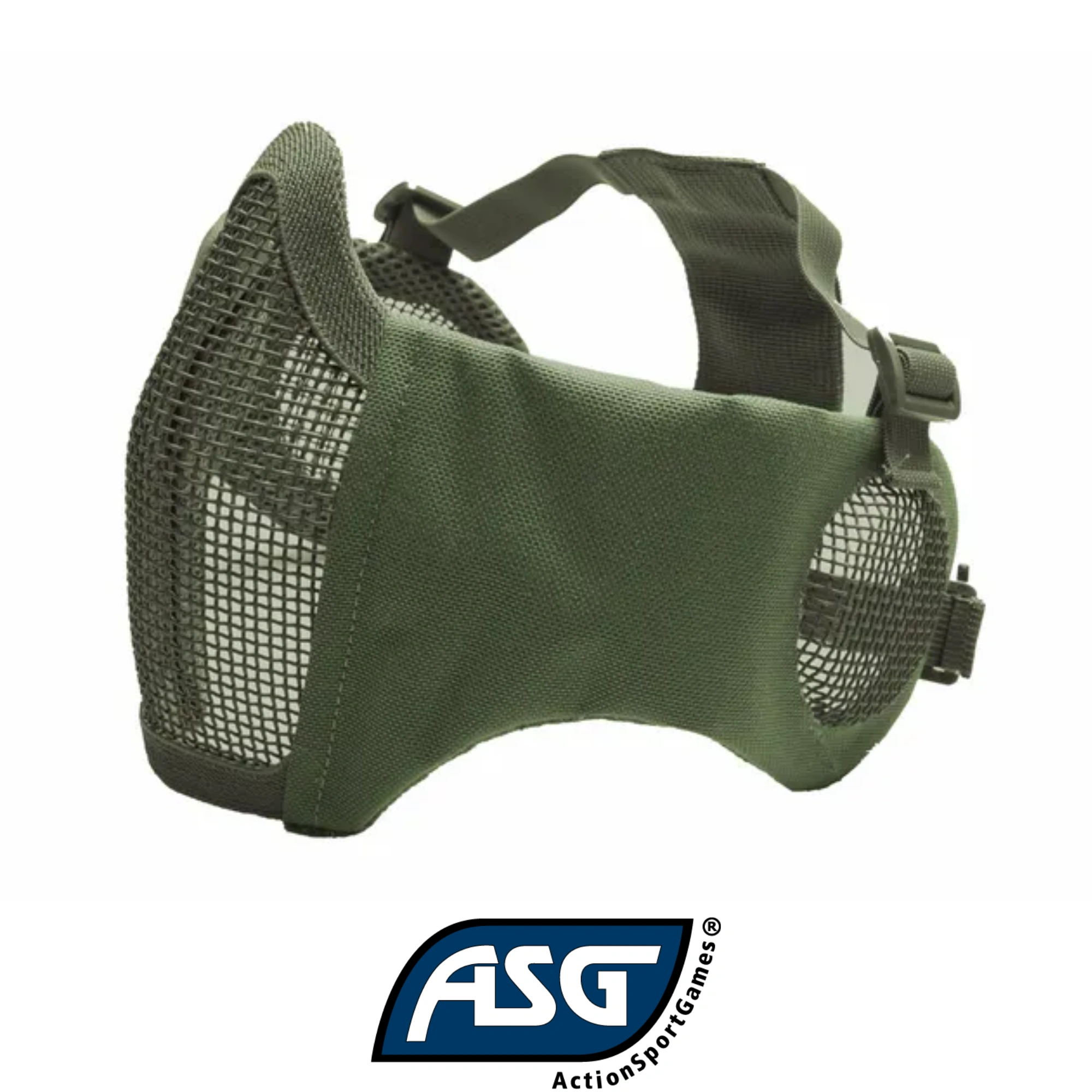 Asg Kulak ve Ağız Korumalı Airsoft Maske (Haki)