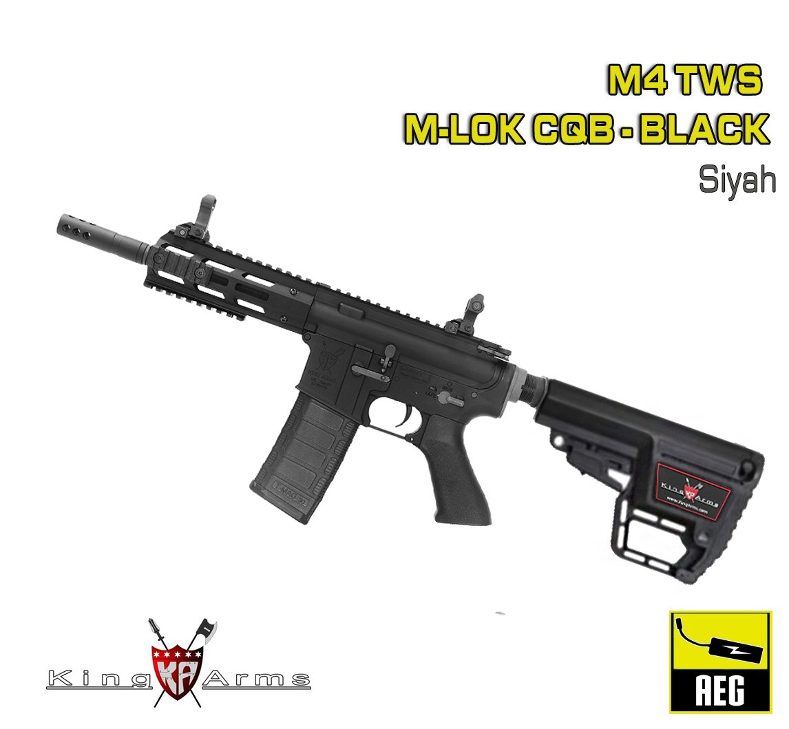 M4 TWS M-LOK CQB - Siyah