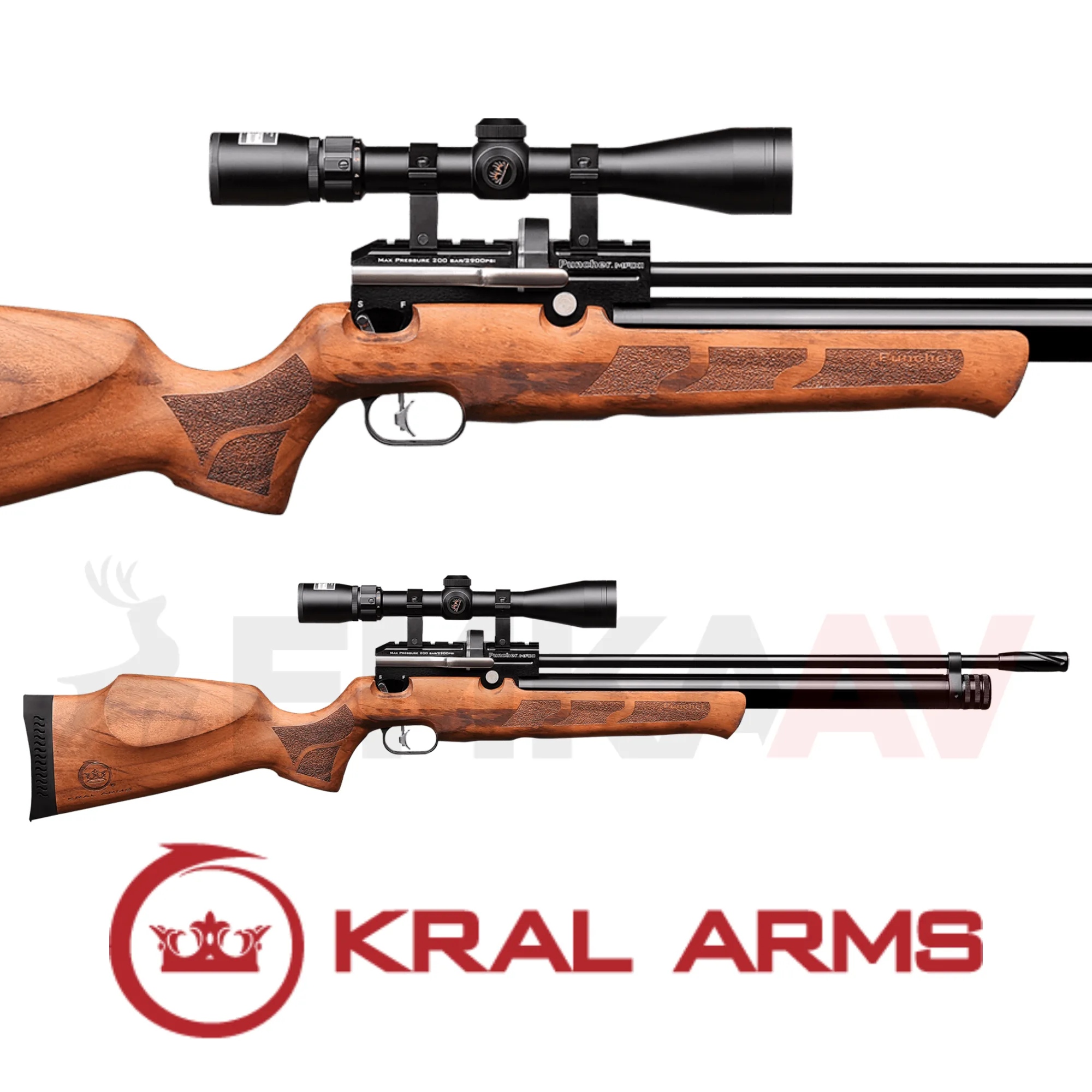 Kral Arms PCP Puncher Mega W Havalı Tüfek