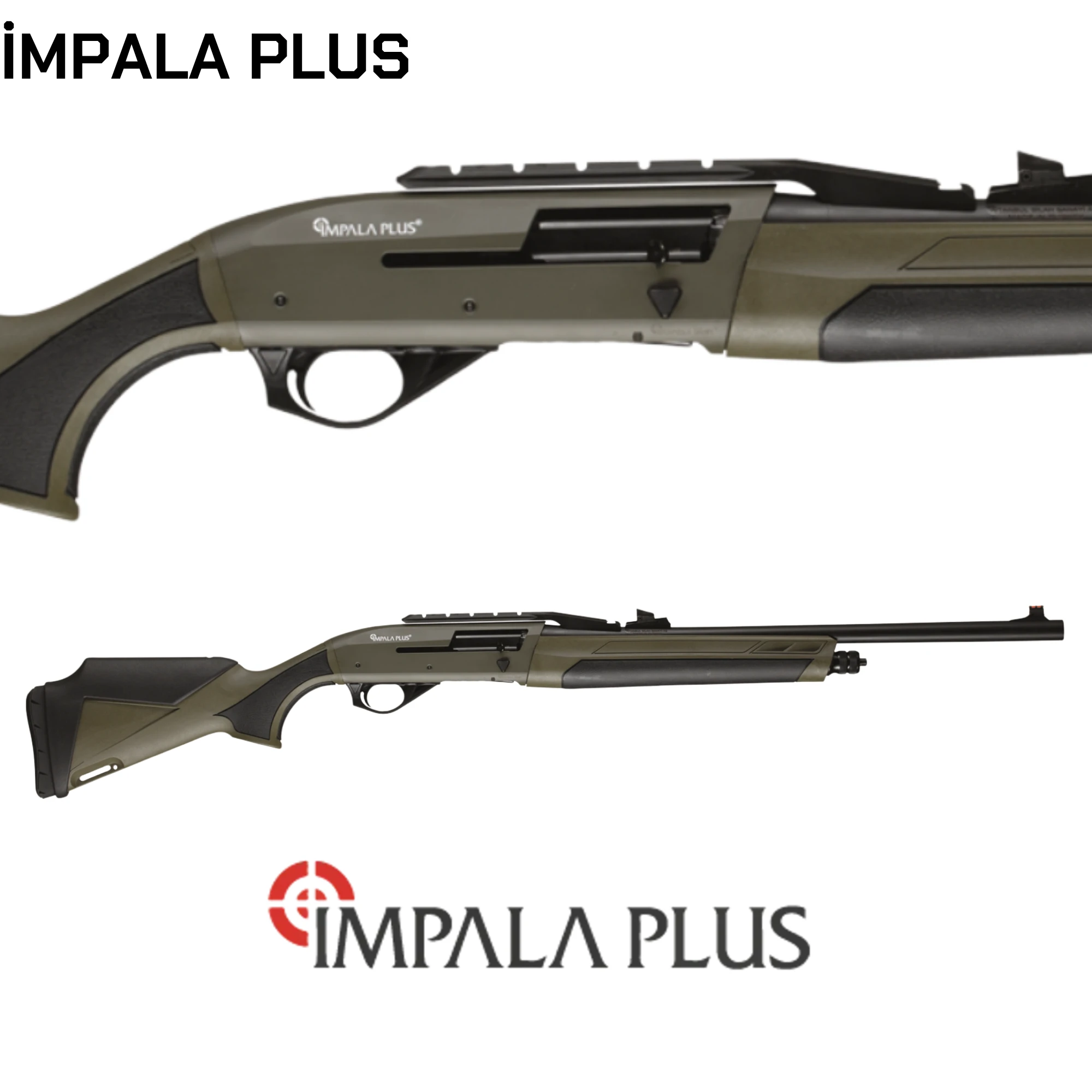 İmpala Plus Rampart Green Cantilever Slug Yarı Otomatik Av Tüfeği