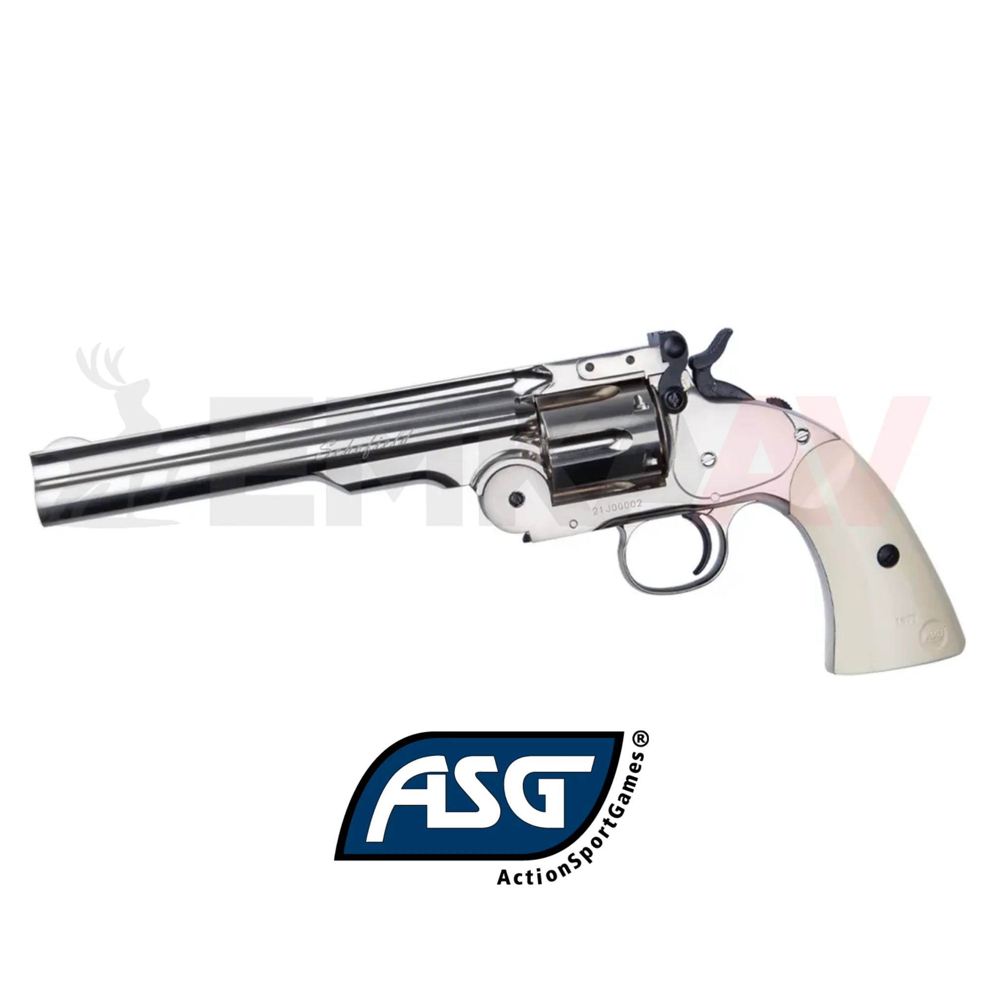 Asg Schofield 6 Silver & Ivory Grip Pellet Havalı Tabanca 19794