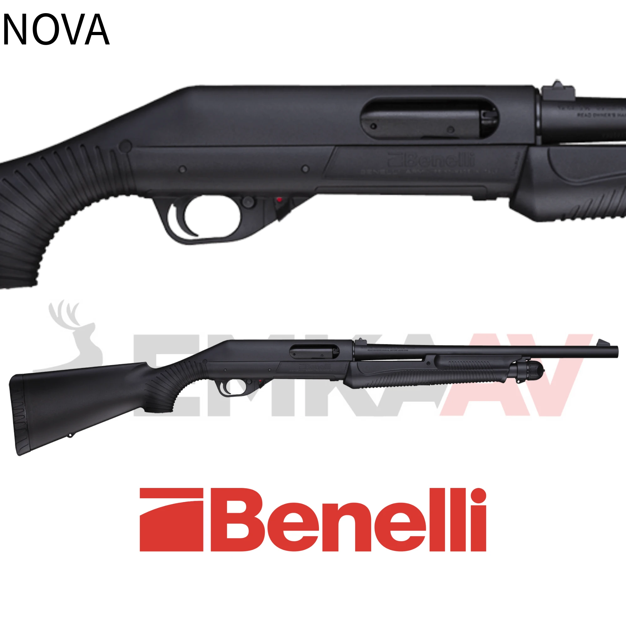 Benelli Nova Black Slug Pompalı Av Tüfeği