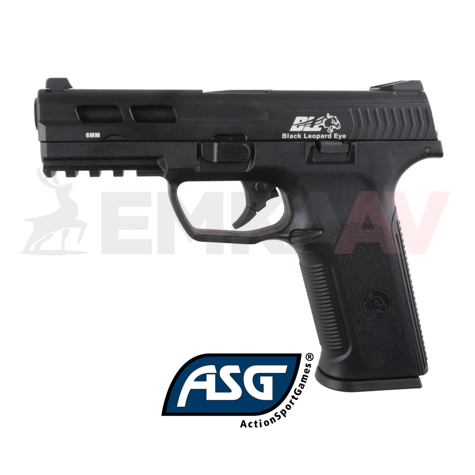 Asg ICS XAE Black Blowback Airsoft Tabanca 18955
