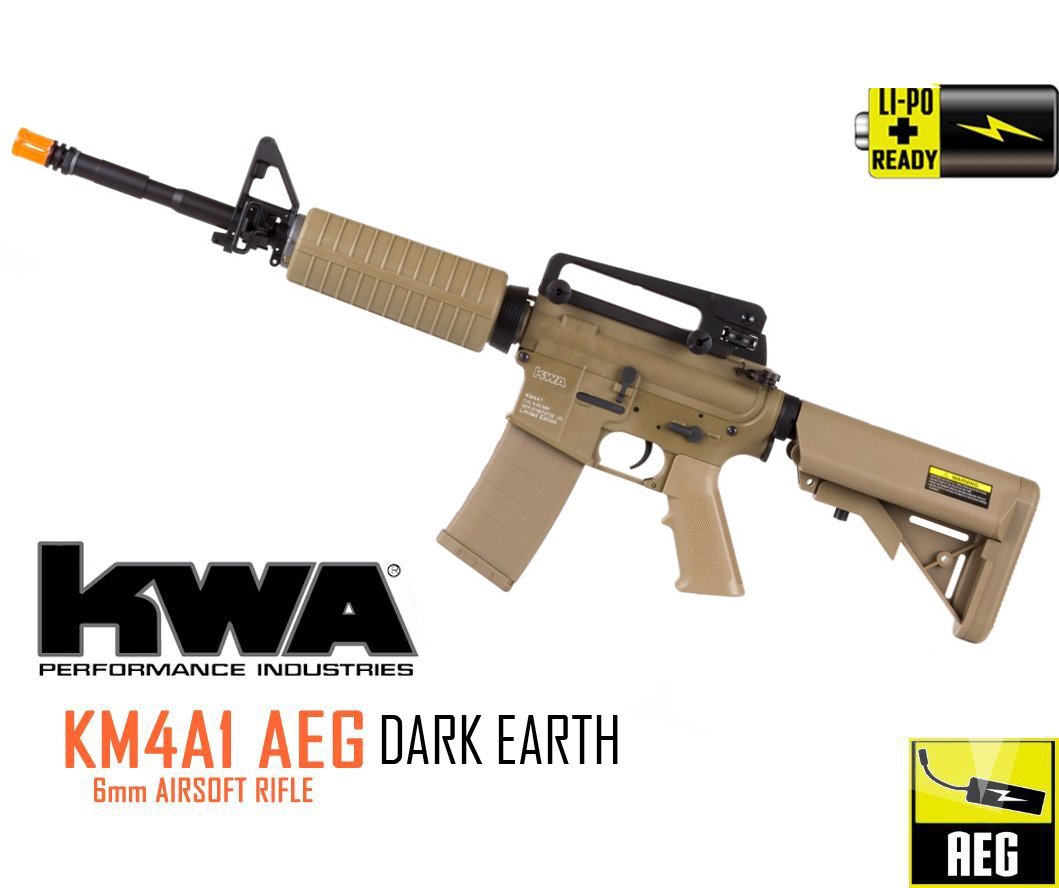 KWA KM4A1 TAN AEG LiPO Ready