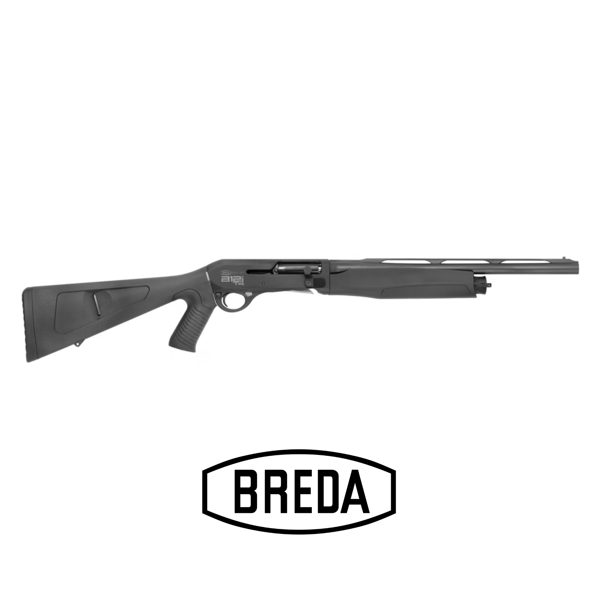 Breda B12i T4 Siyah Tabanca Kabze Yarı Otomatik Av Tüfeği