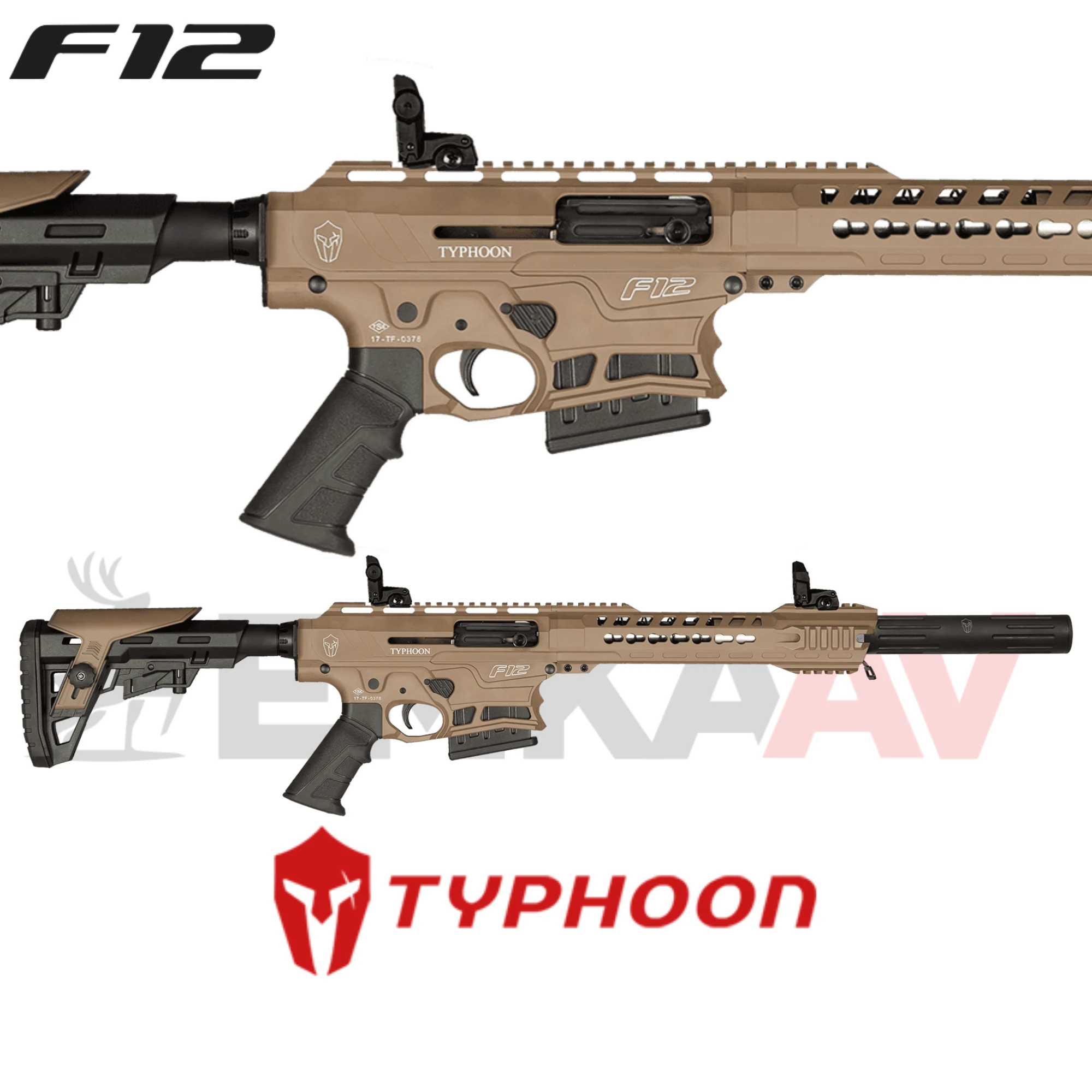 Typhoon F12 FDE Otomatik Şarjörlü Av Tüfeği